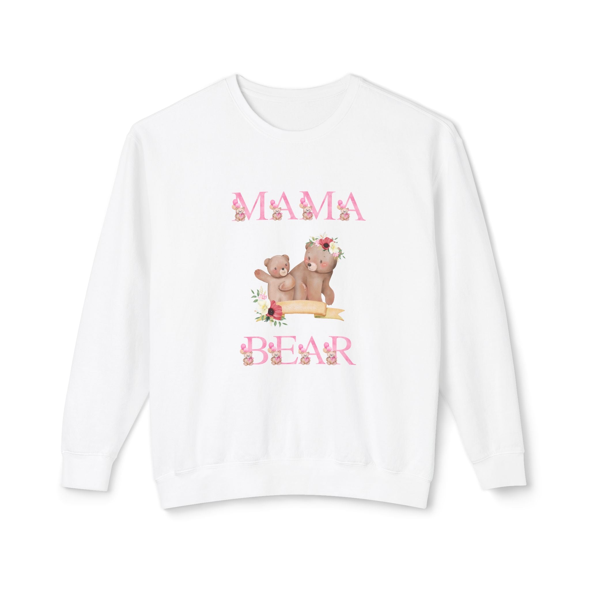Mama Bear Unisex Lightweight Crewneck Sweatshirt