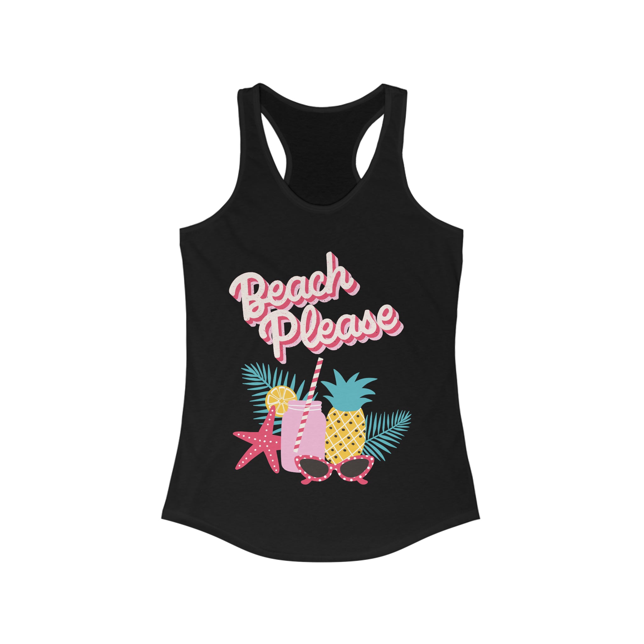 Beach Please Women's Ideal Racerback Tank