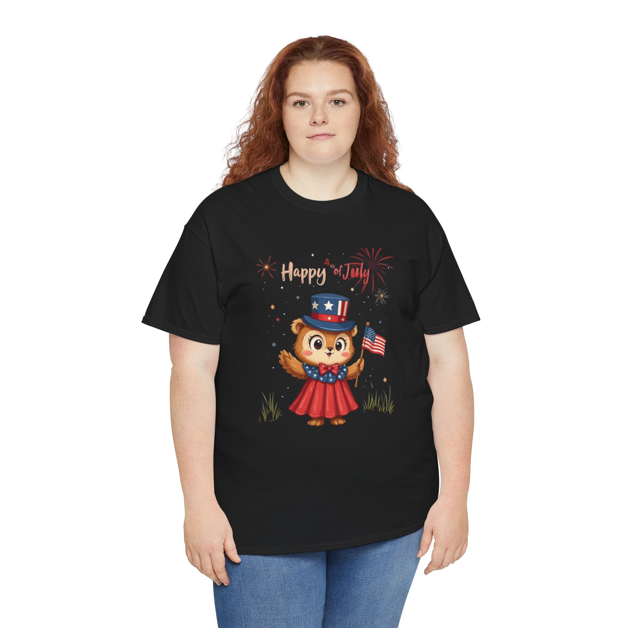 Happy Independence Day Unisex Heavy Cotton T-Shirt