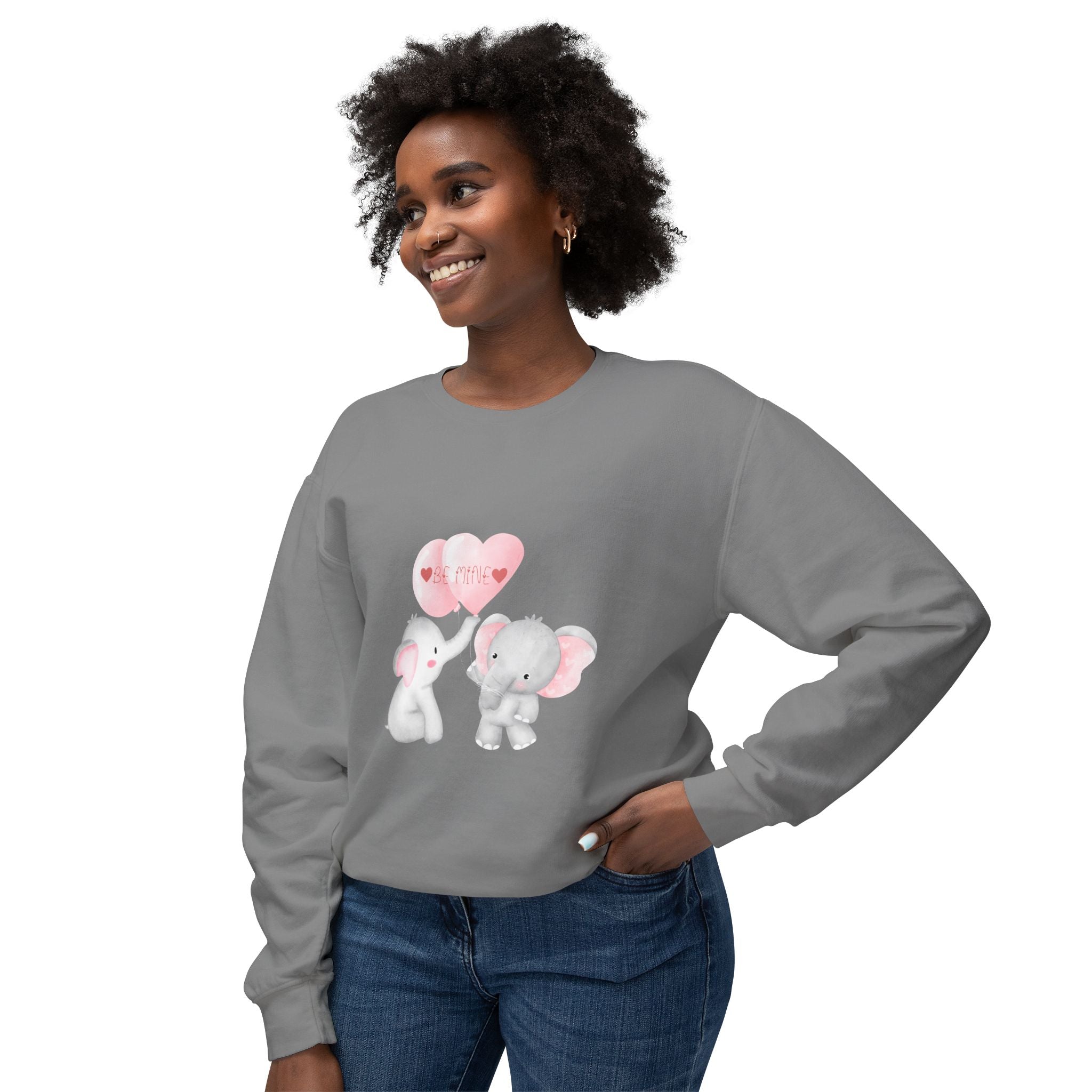 Be Mine Love Unisex Lightweight Crewneck Sweatshirt