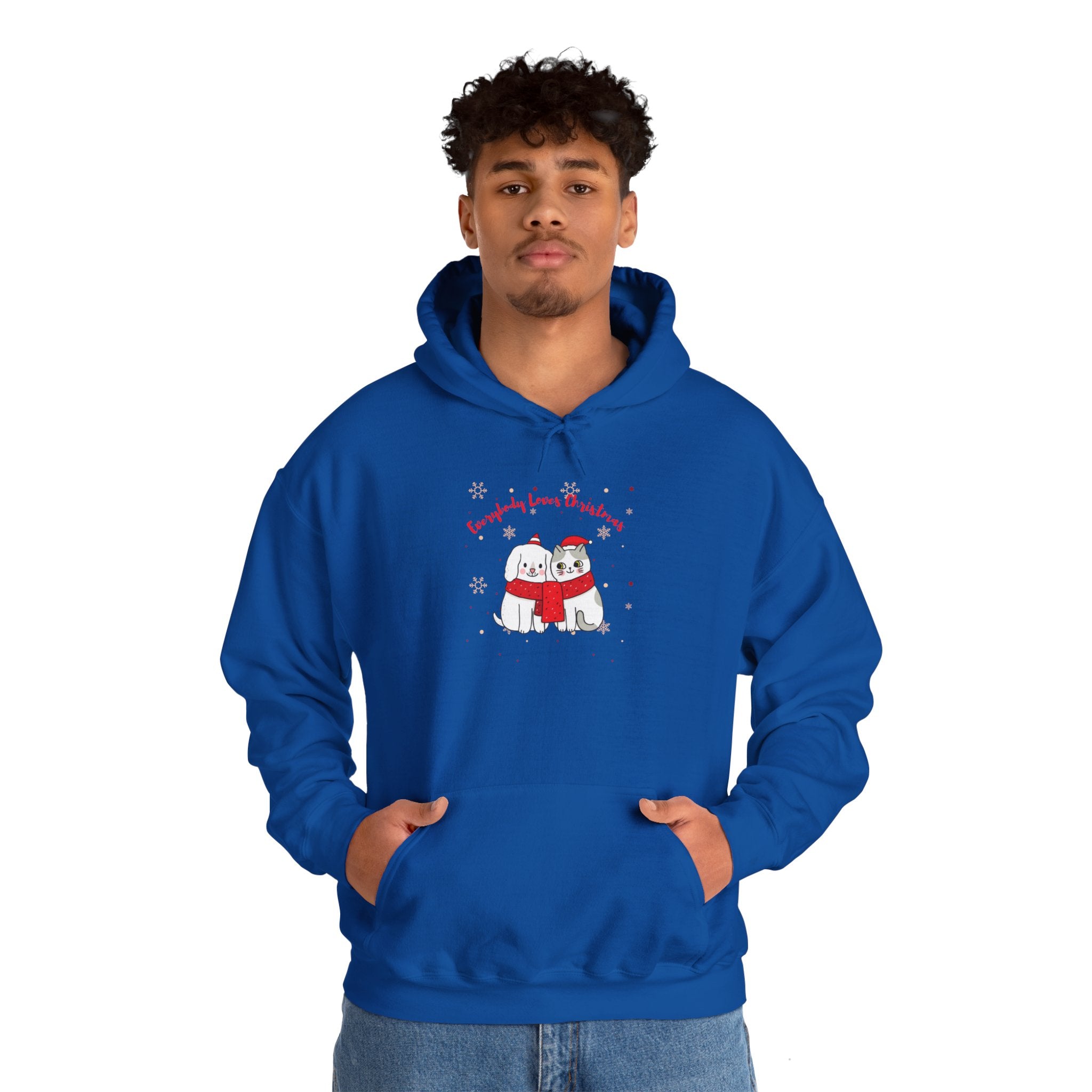 Everybody Loves Christmas Unisex Heavy Blend™ Hooded Sweatshirt