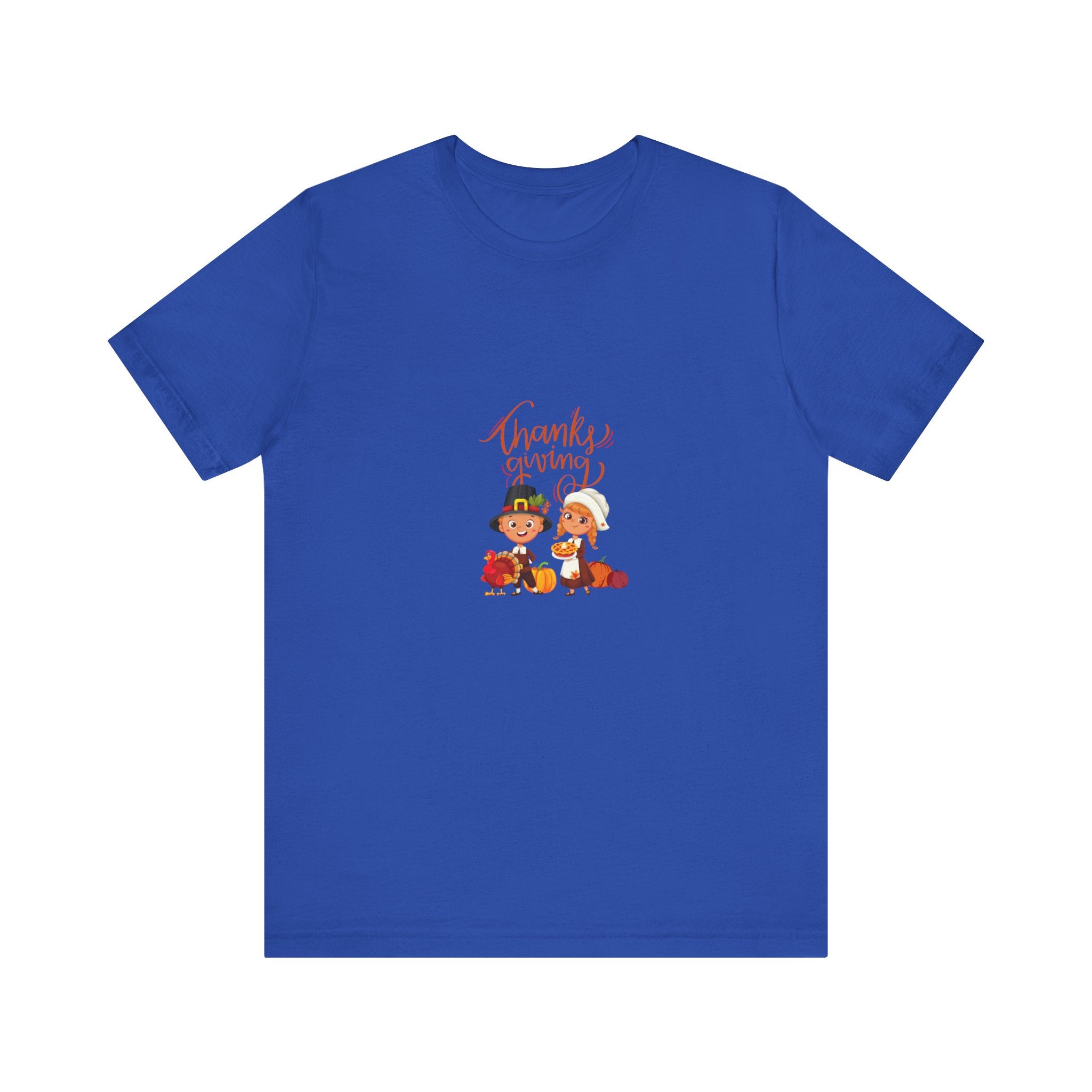 Happy Thanksgiving Unisex Jersey Short Sleeve Tee