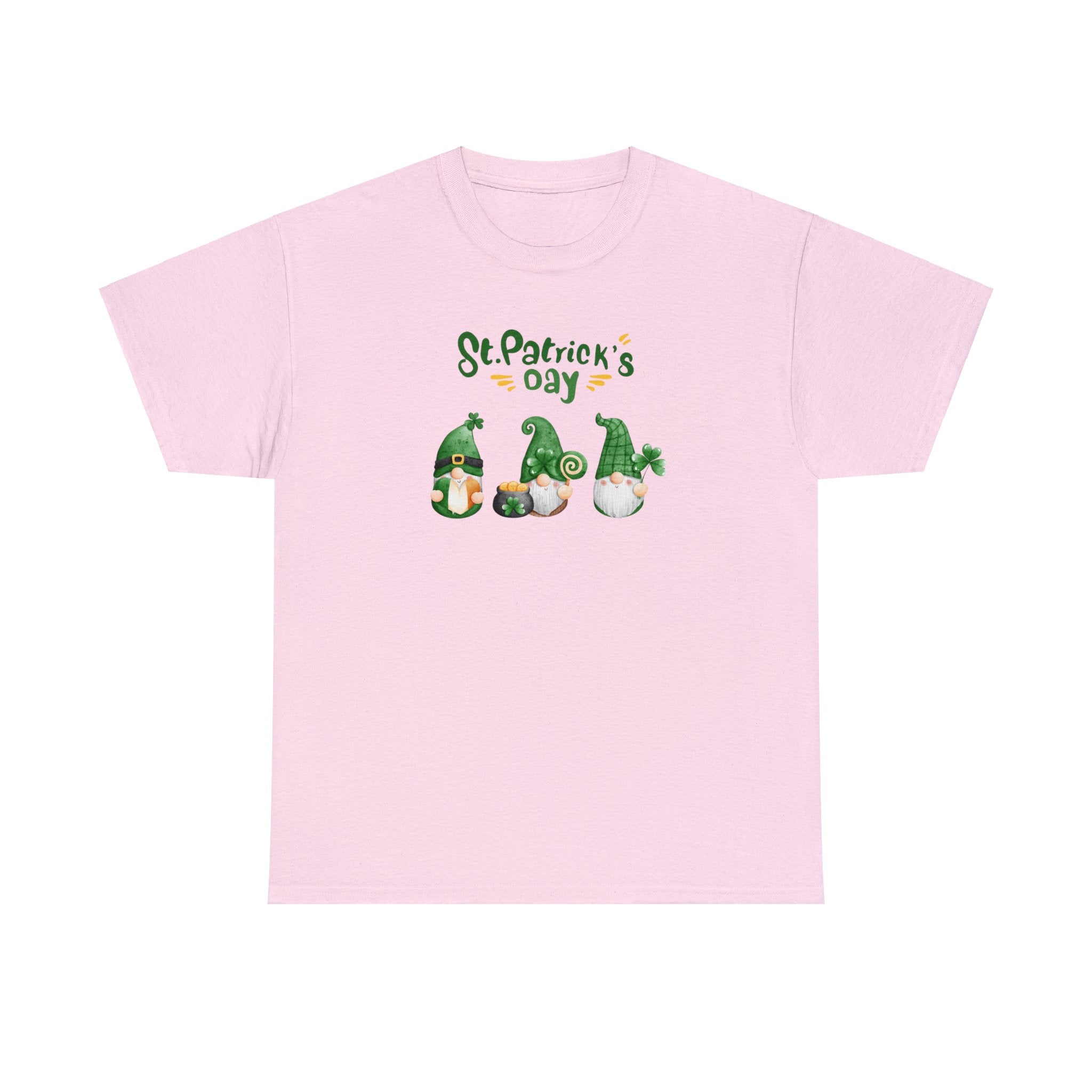 St. Patty's Day Gnome Unisex Heavy Cotton Tee
