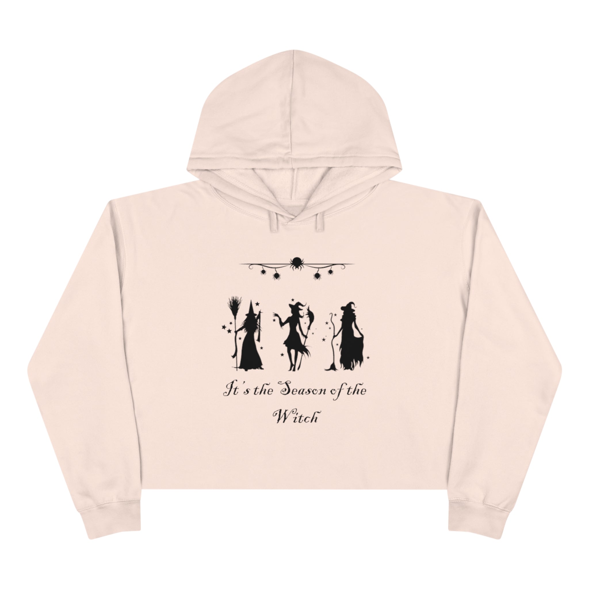 It's The Season of the Witch Crop Hoodie