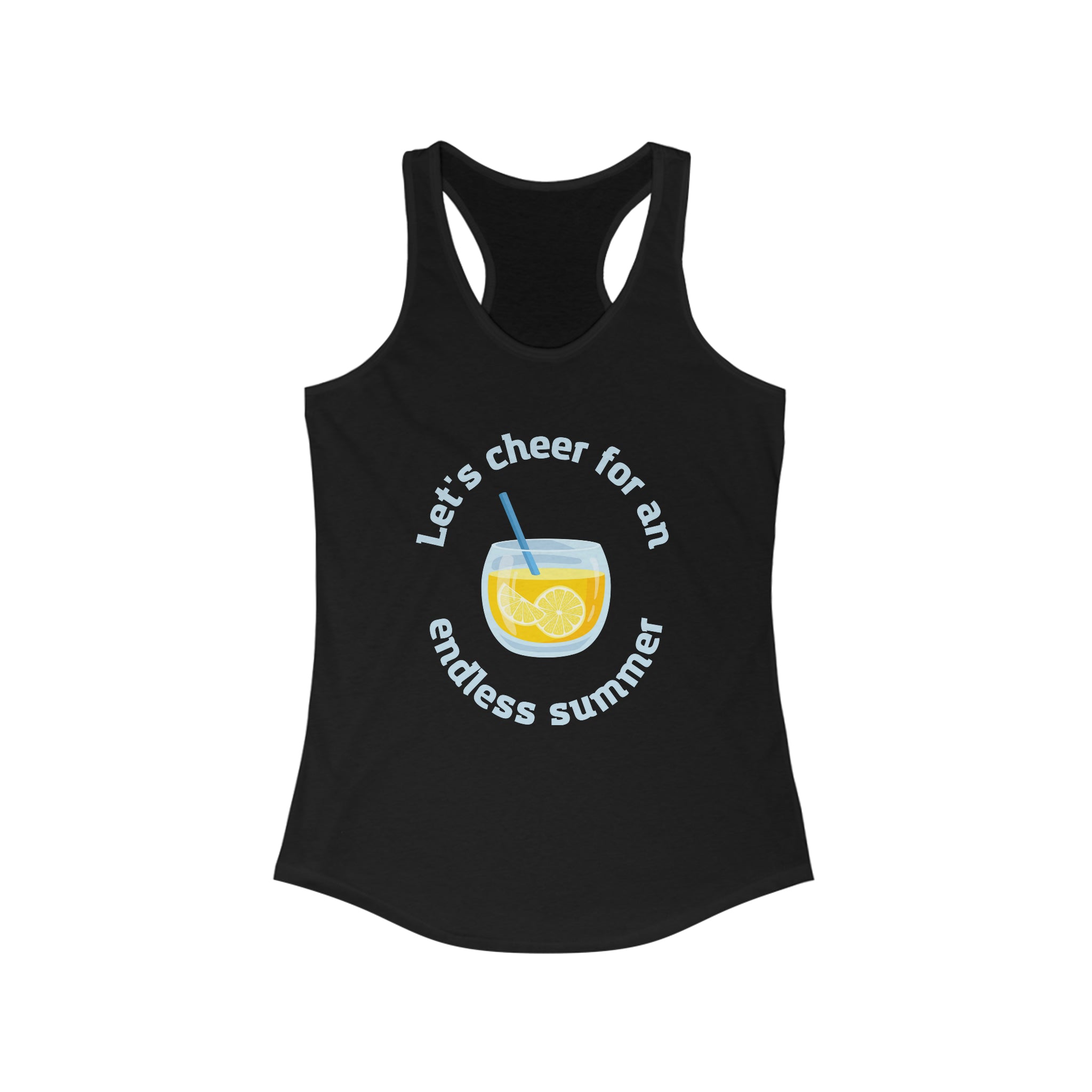 Let's Cheer For An Endless Summer Women's Ideal Racerback Tank