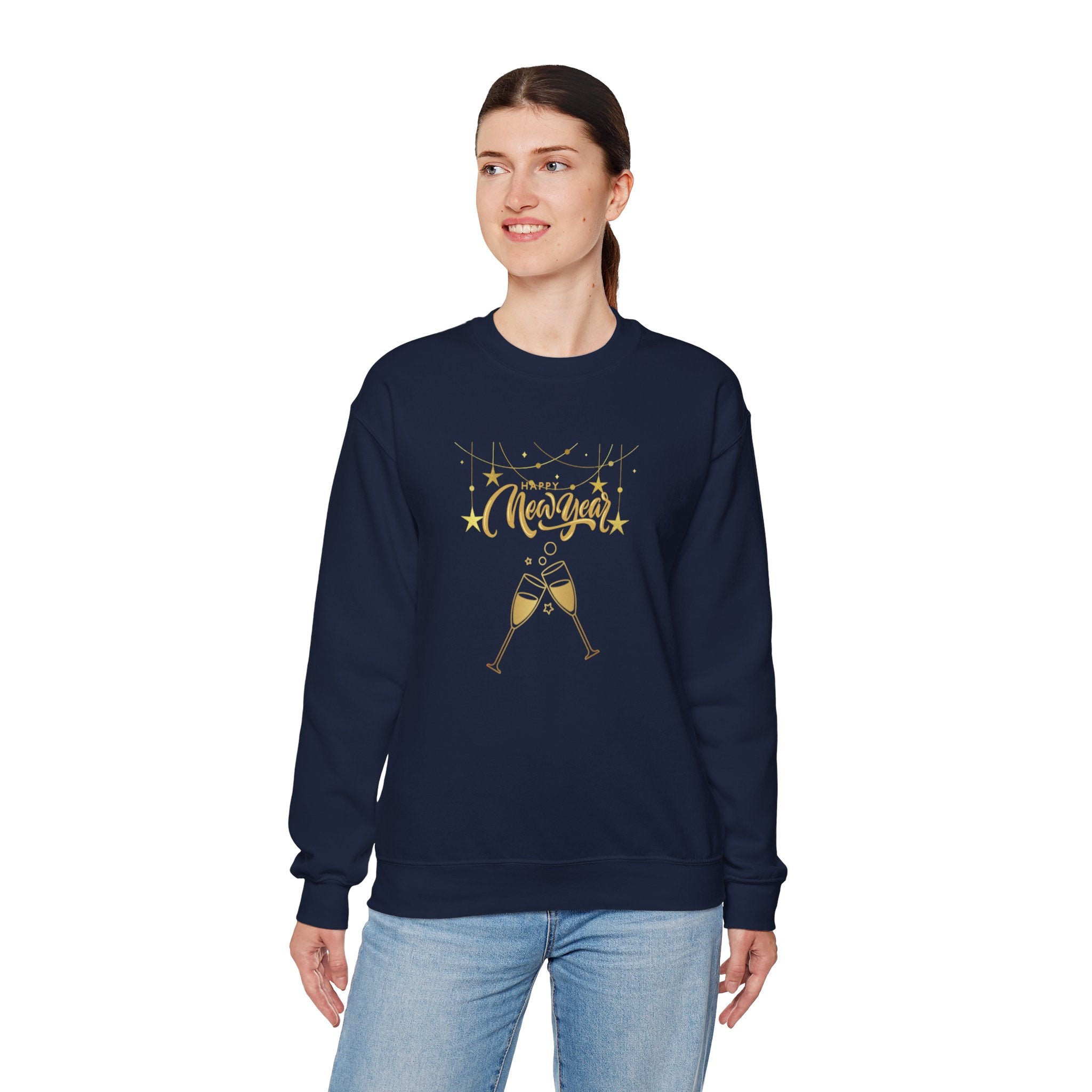 Happy New Year Unisex Heavy Blend™ Crewneck Sweatshirt