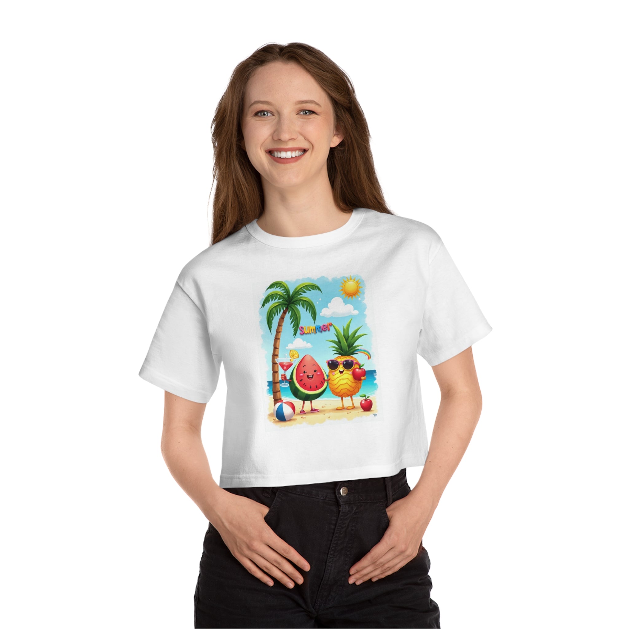 Summer Cool Cropped T-Shirt