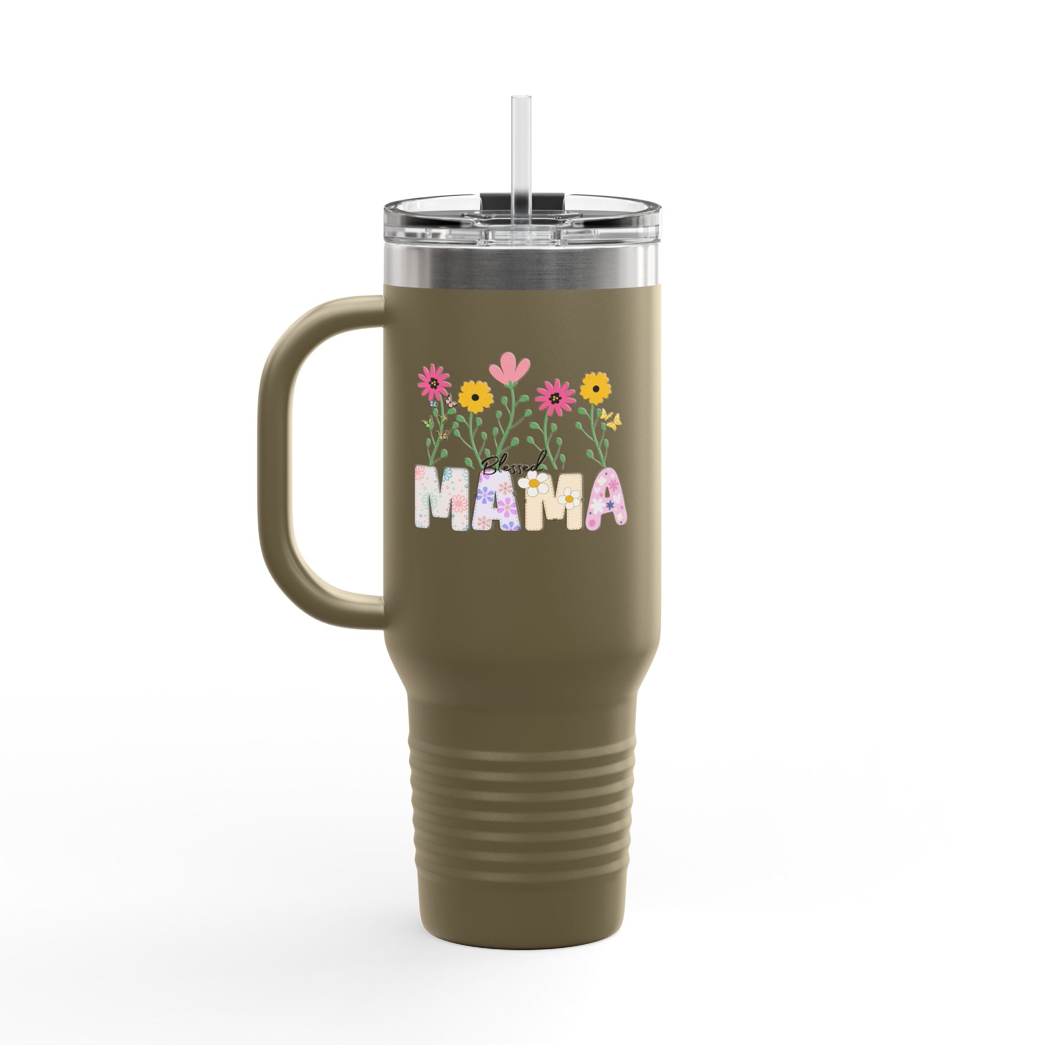 Blessed Mama Insulated Travel Mug - 40oz