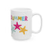 Summer Starfish Ceramic Mug, (11oz, 15oz)