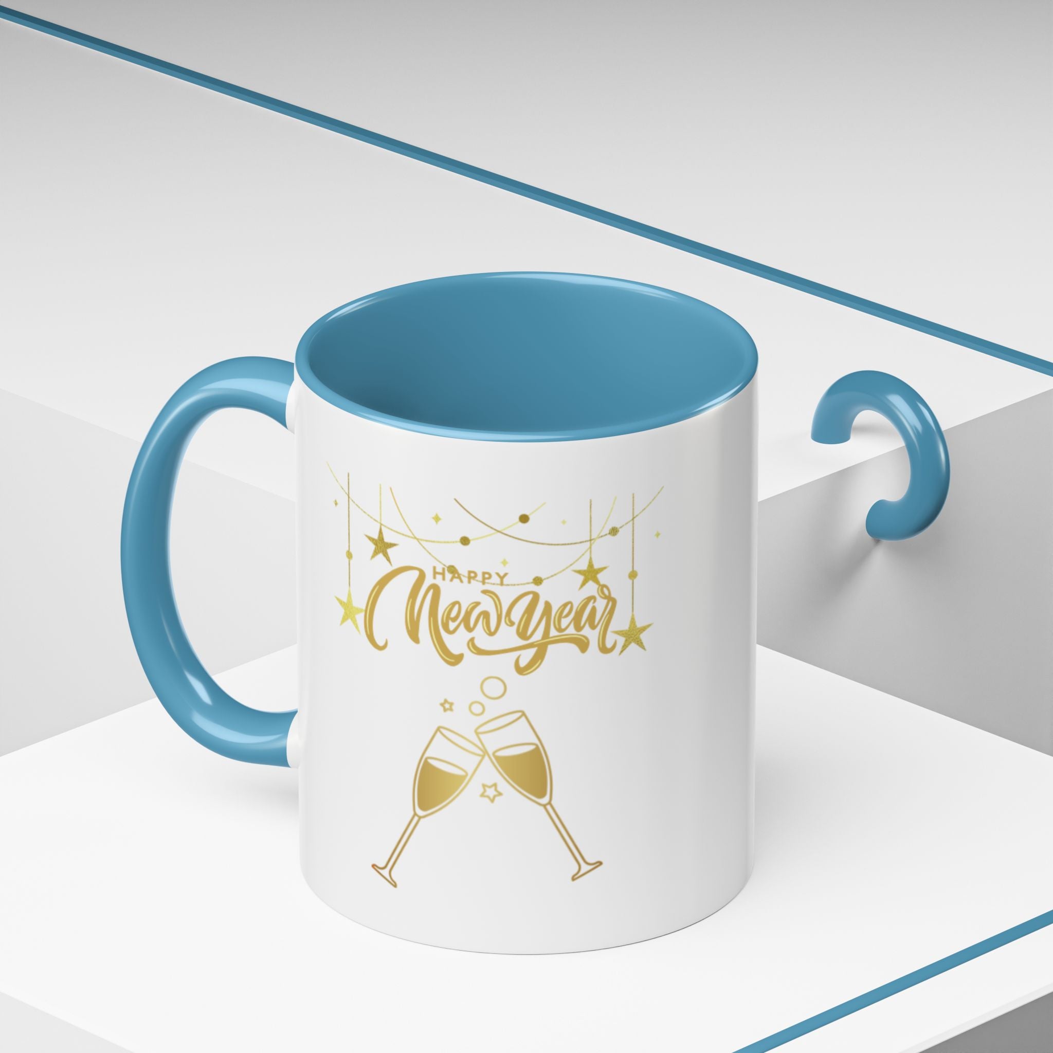 Happy New Year Accent Coffee Mug (11, 15oz)