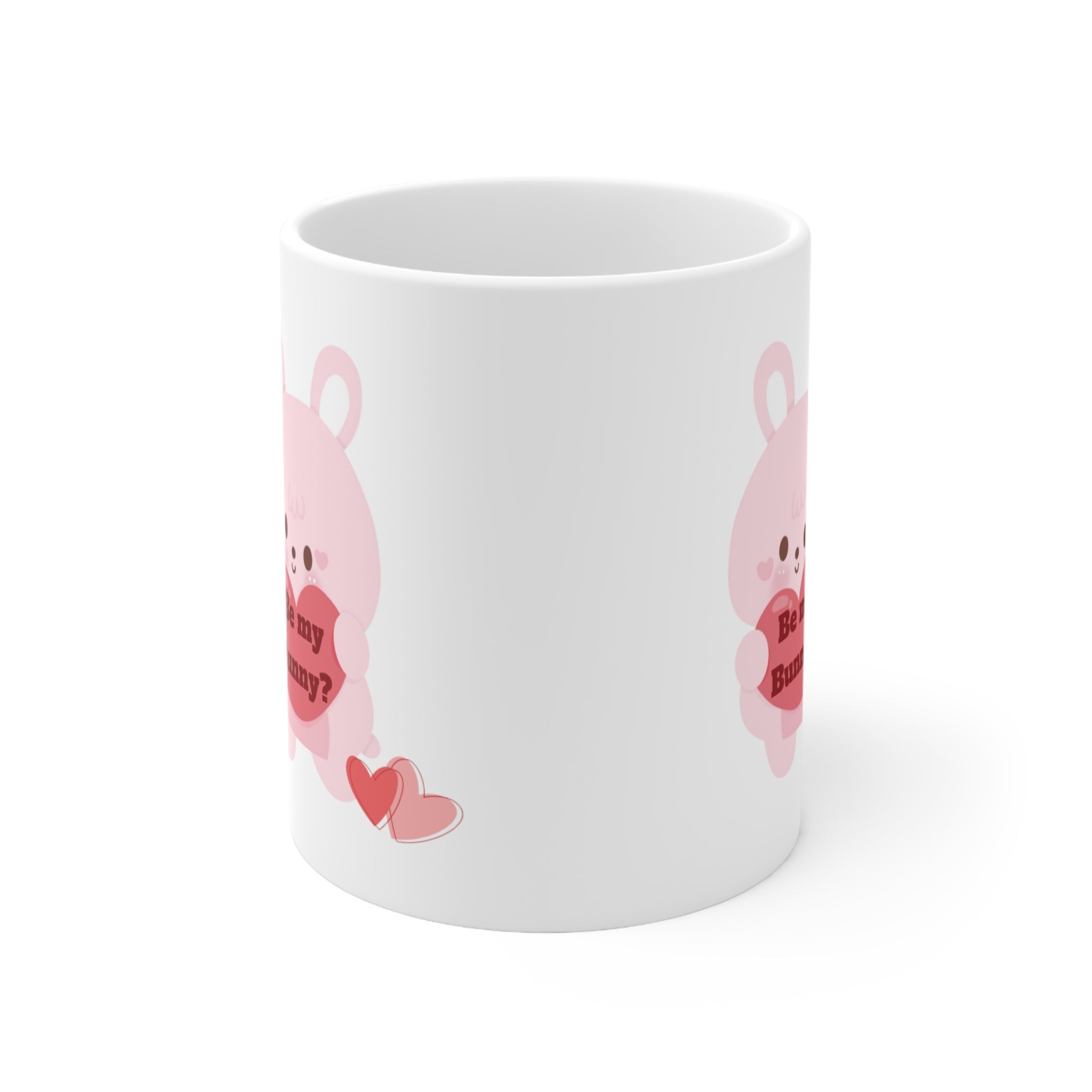 V-Day Bunny Ceramic Mug 11oz
