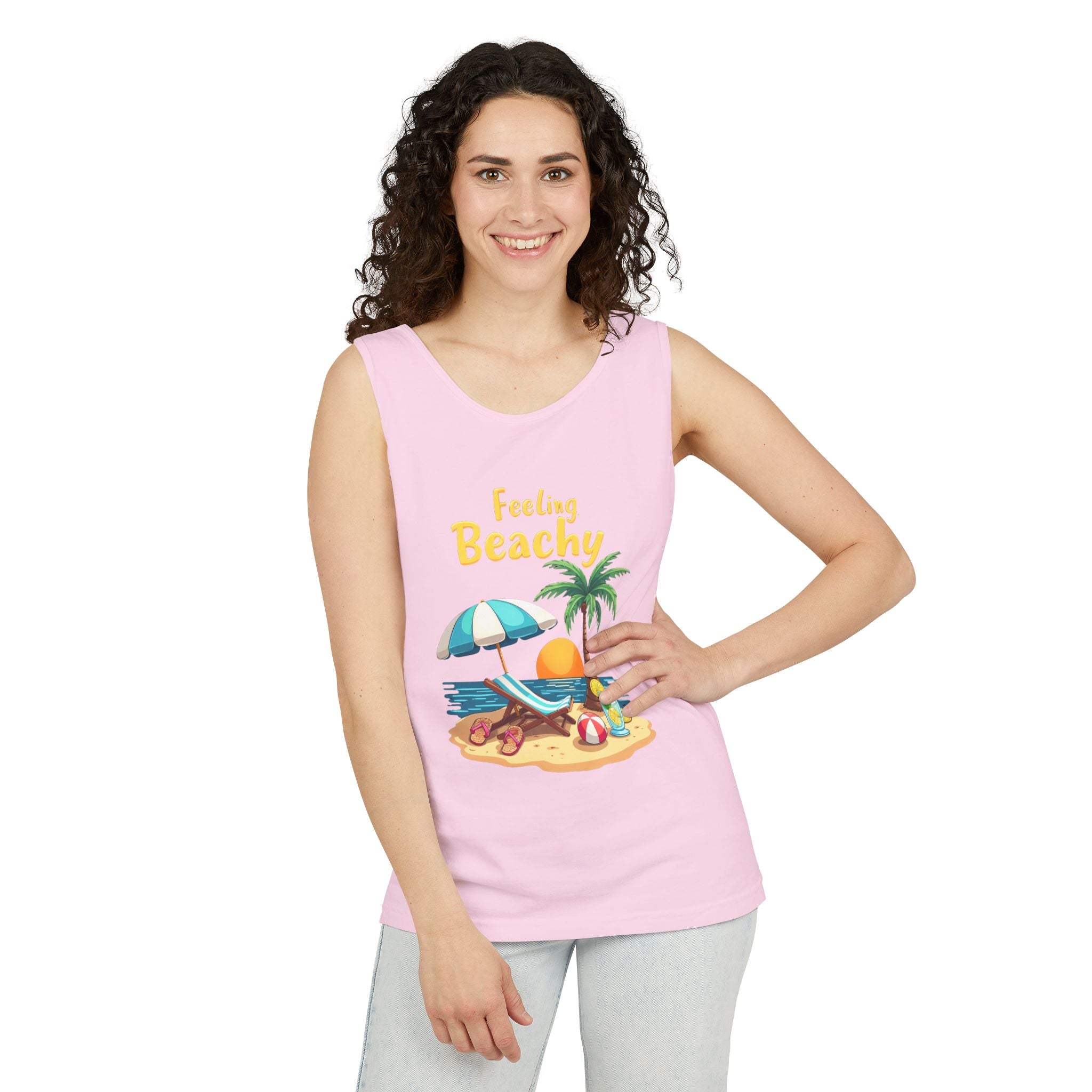 Feeling Beachy Unisex Tank Top