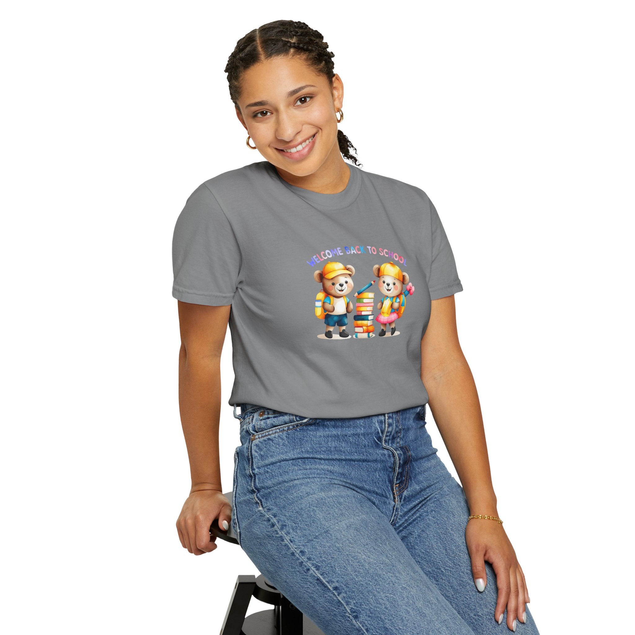 Welcome Back to School Unisex Garment-Dyed T-Shirt