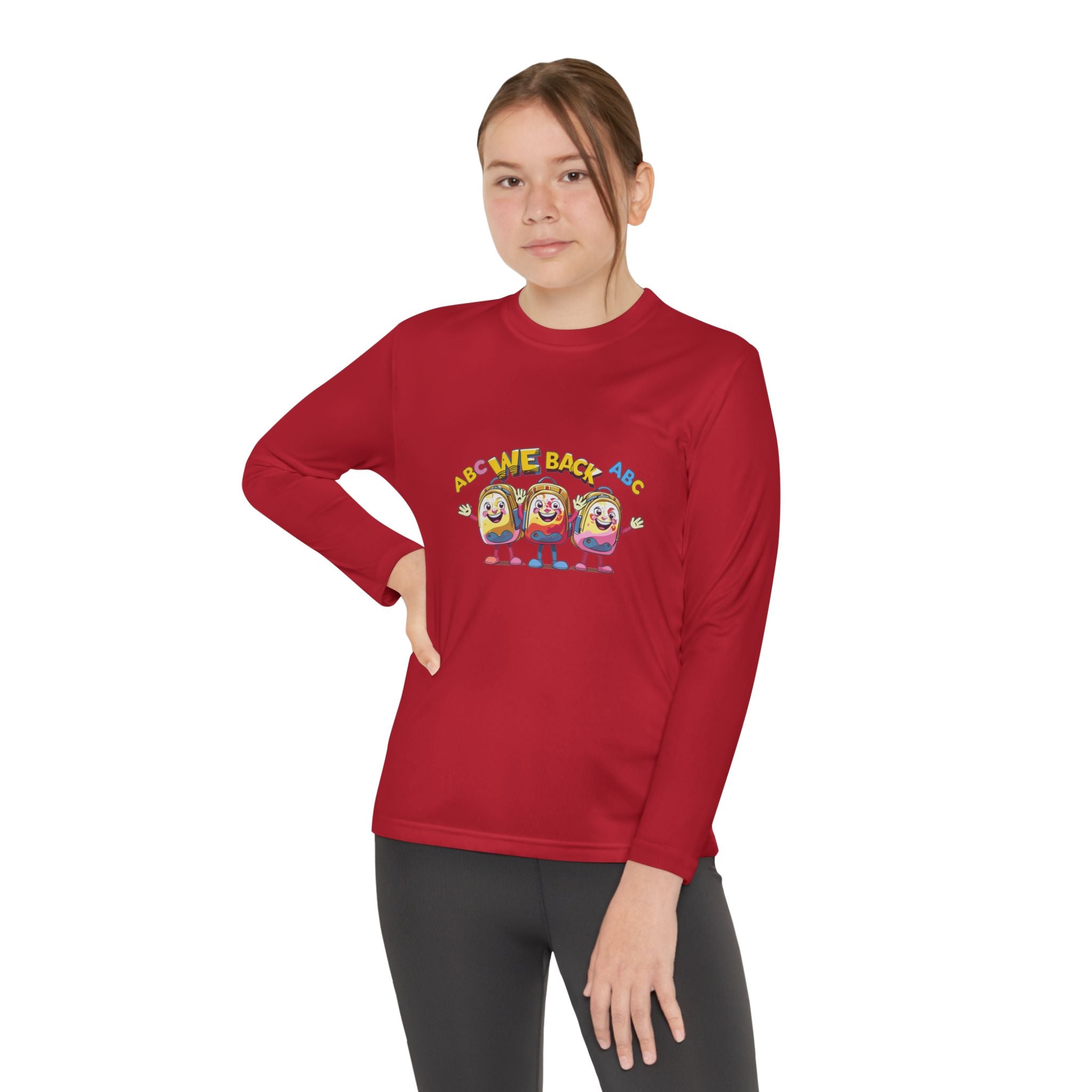 We Back Youth Long Sleeve Competitor Tee
