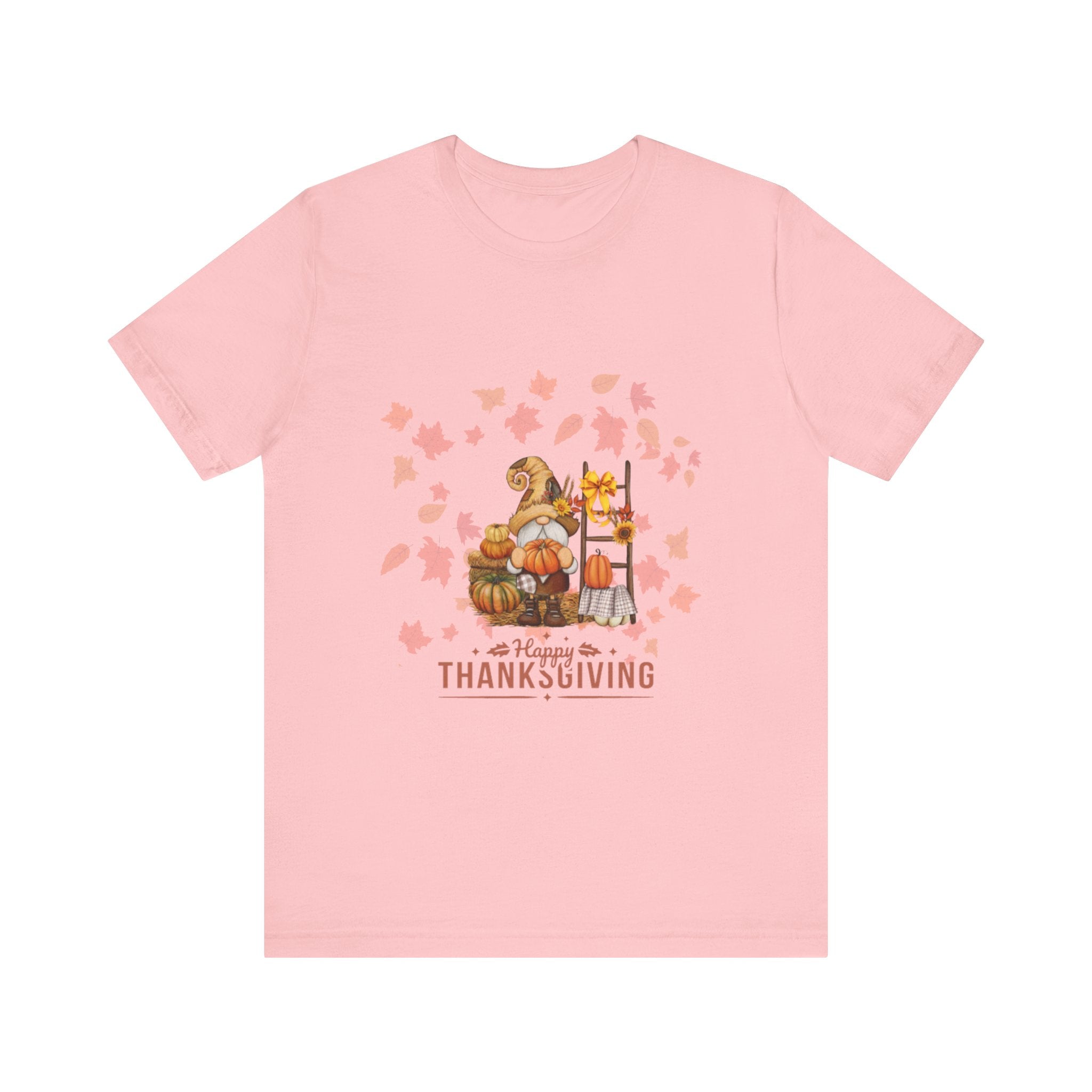 Gnome Happy Thanksgiving Unisex Jersey Short Sleeve Tee
