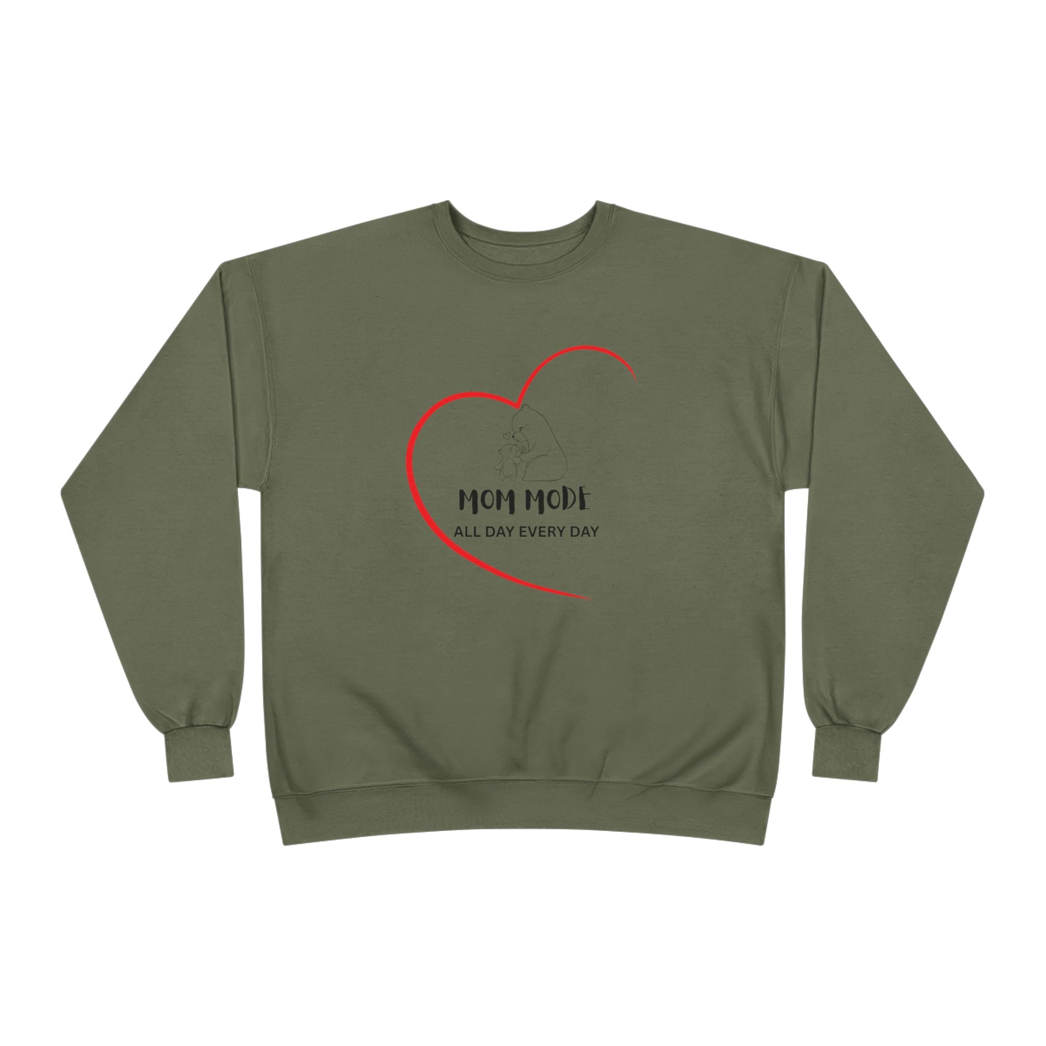 Mom Mode Eco-Friendly Crewneck Sweatshirt