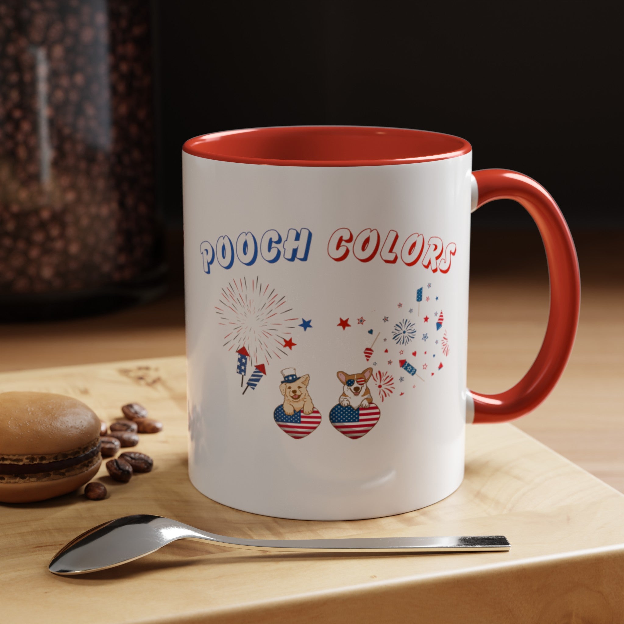 Pooch Colors Accent Coffee Mug (11, 15oz)