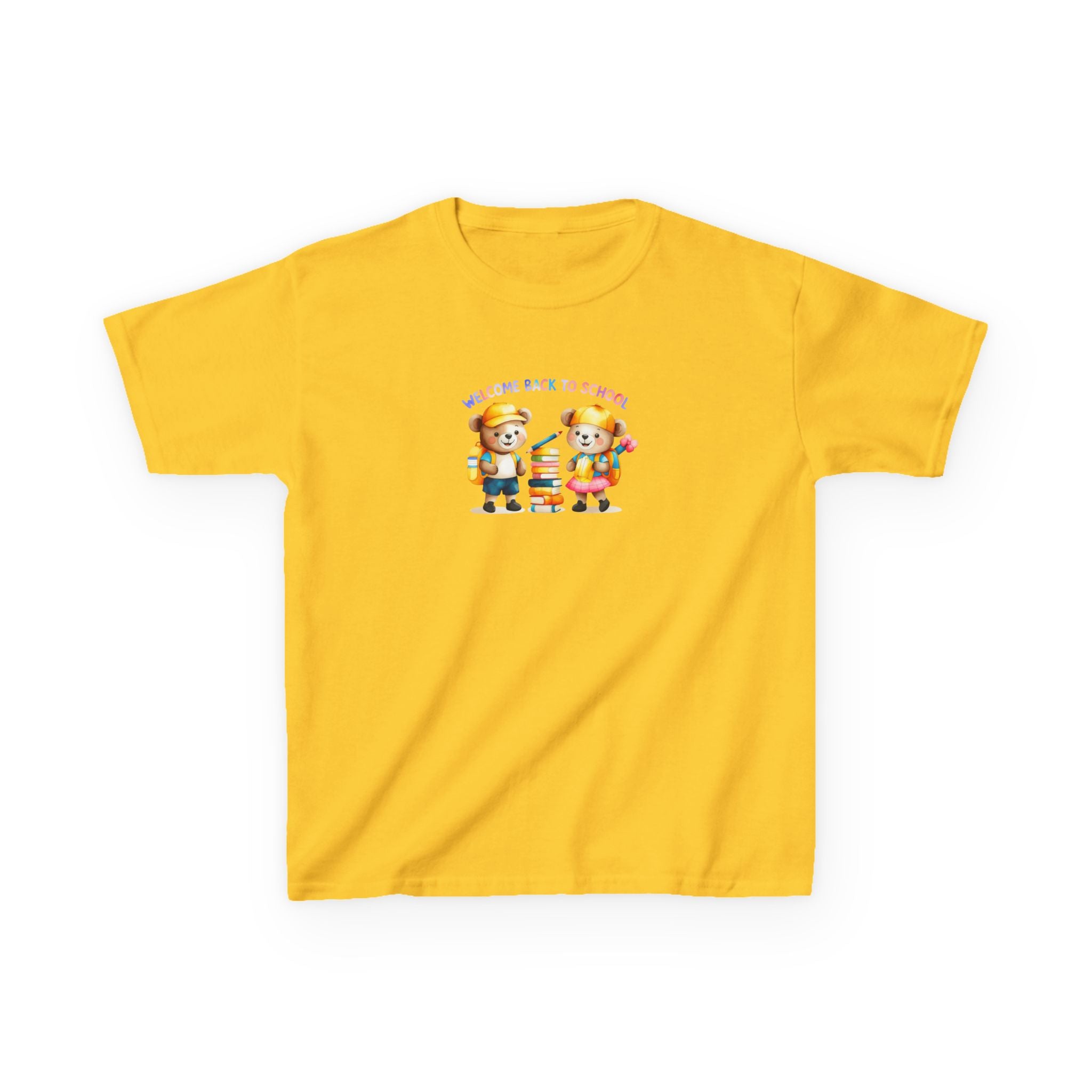 Welcome Back to School Kids Heavy Cotton Tee