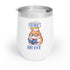 Happy Father's Day Big Cat Chill Wine Tumbler