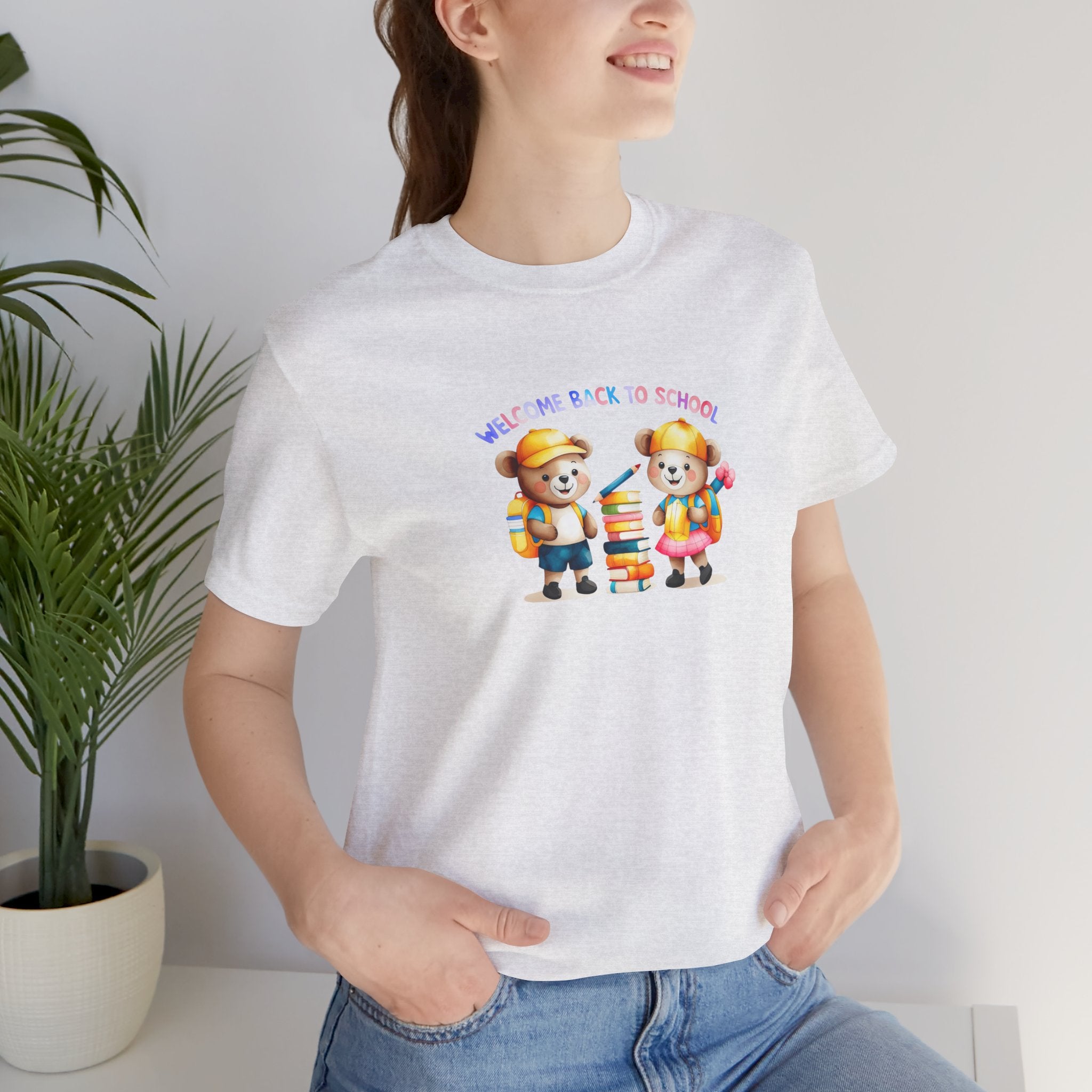 Welcome Back to School Fun Unisex Jersey Short Sleeve Tee