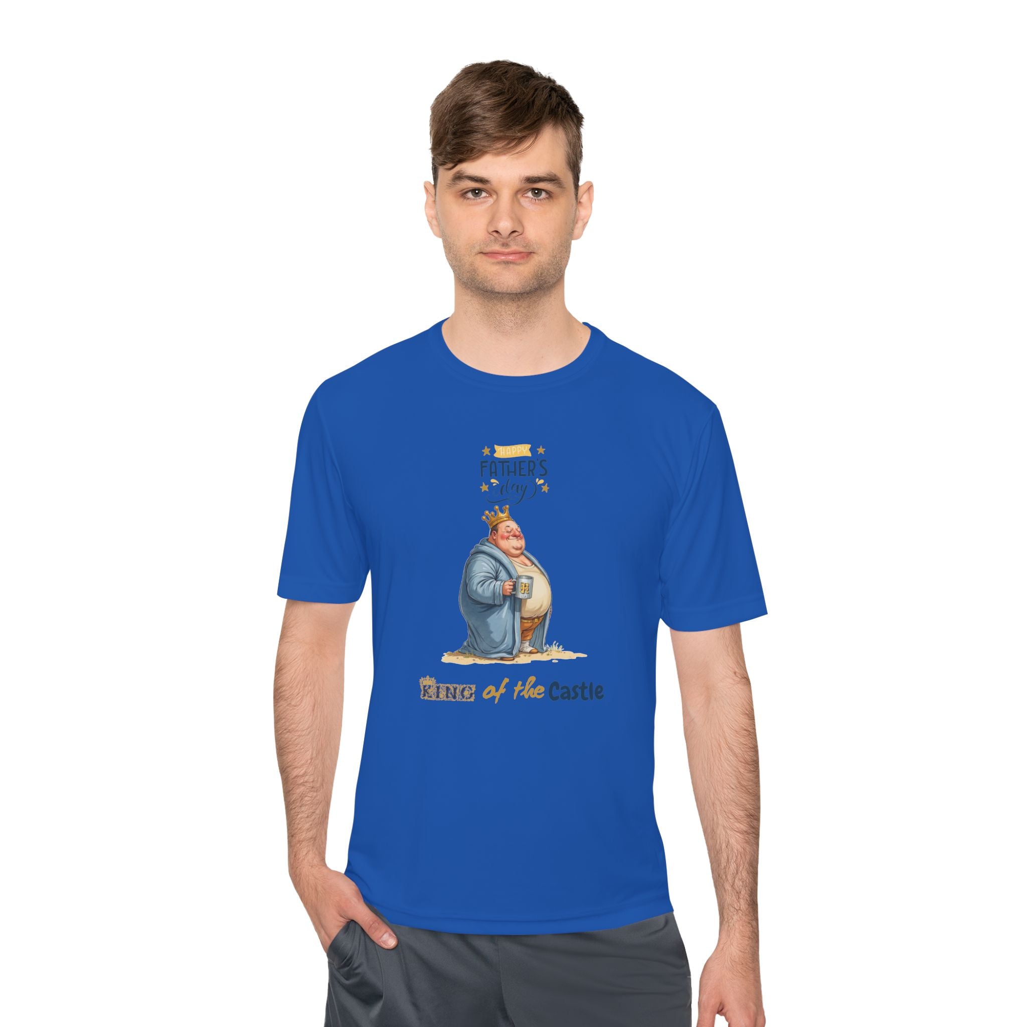 Father's Day King of the Castle  Unisex Moisture Wicking Tee