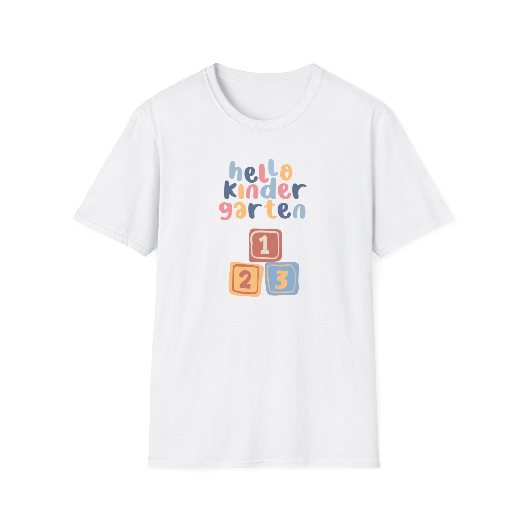 Hello Kindergarten Unisex Softstyle T-Shirt