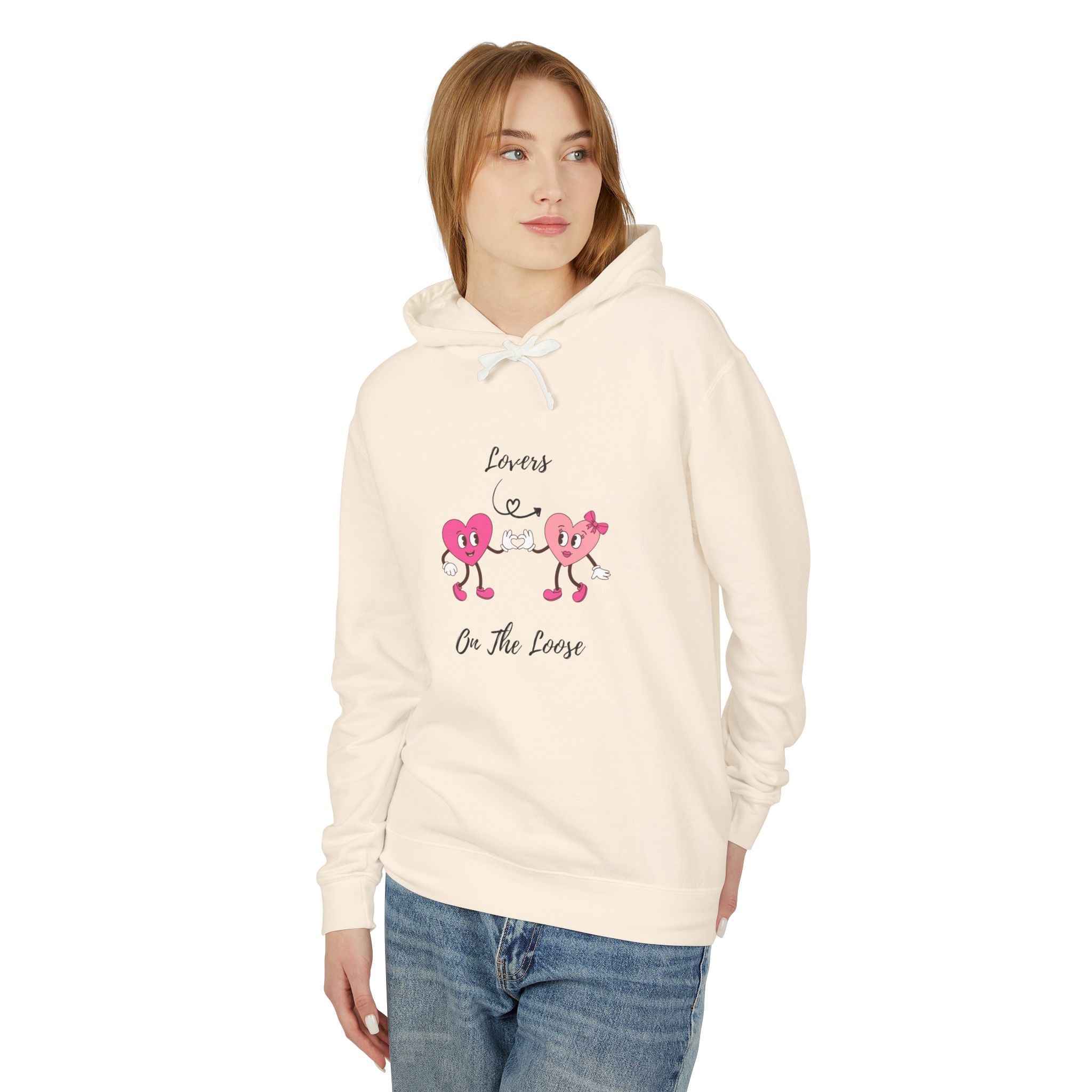 Lovers On The Loose Unisex Lightweight Hooded Sweatshirt