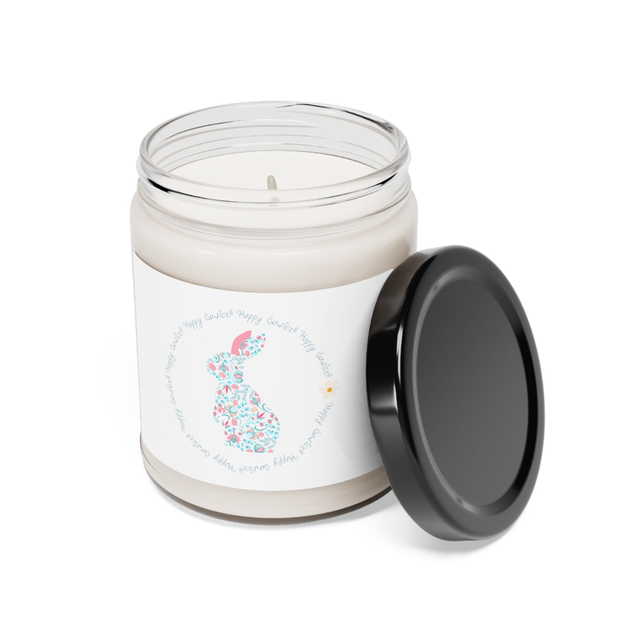 Happy Easter Rabbit Day Scented Soy Candle, 9oz