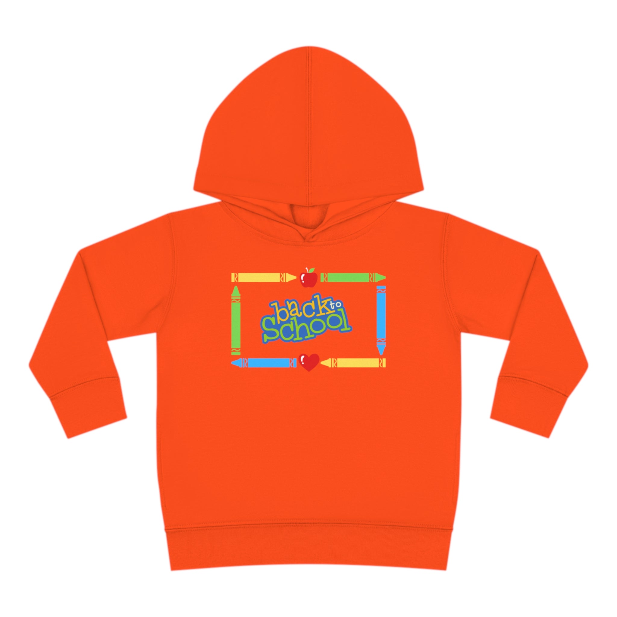 Back To School Toddler Pullover Fleece Hoodie