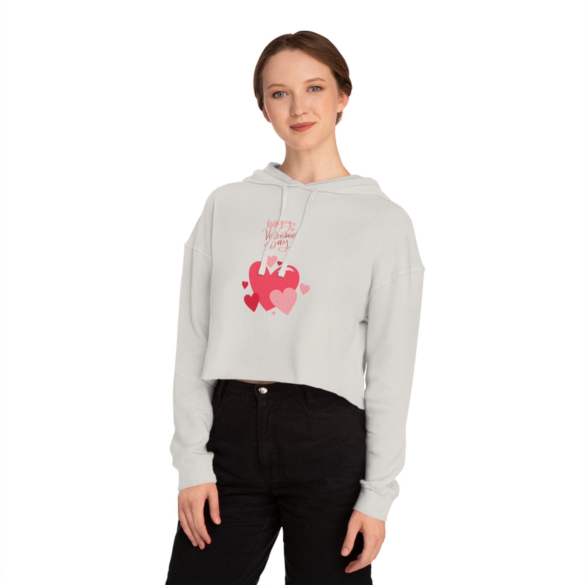 Be My Sweetheart Women’s Cropped Hooded Sweatshirt