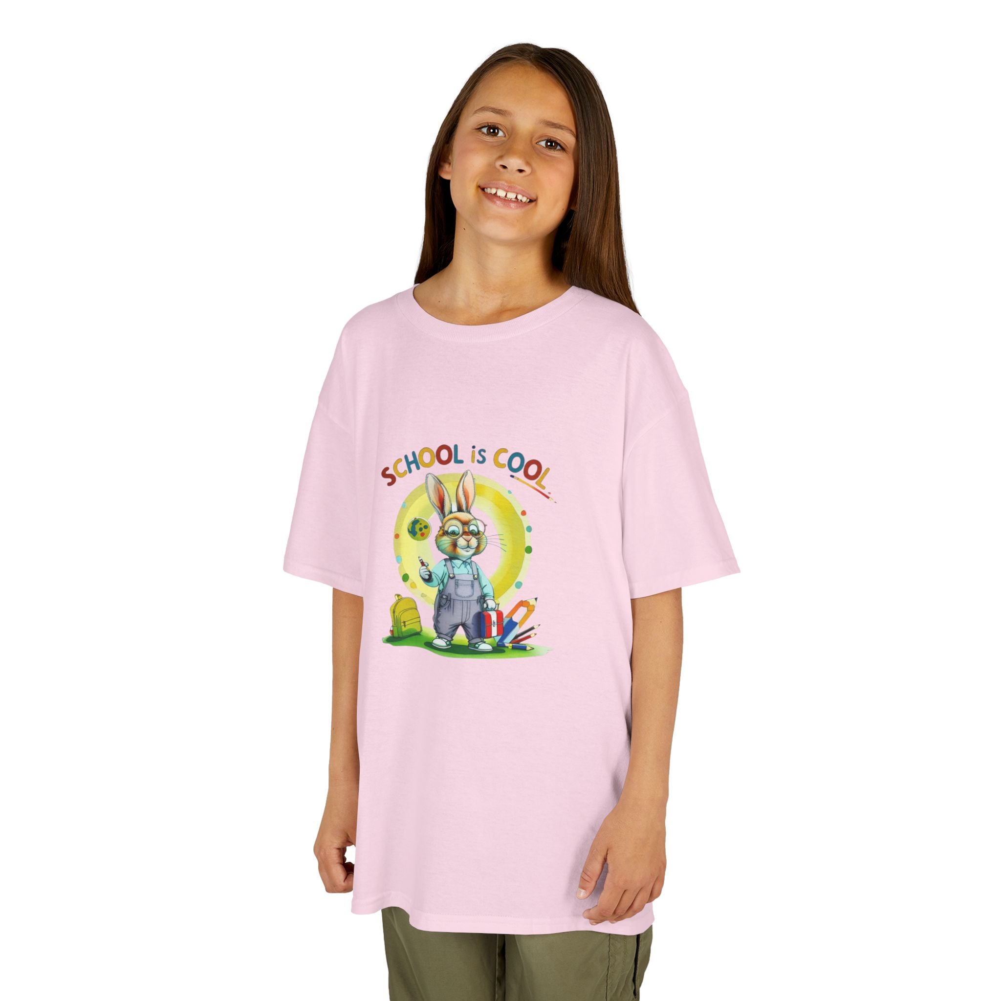 School is Cool Kids Heavy Cotton Tee