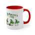 St Patty's Day Gnome Accent Coffee Mug, 11oz