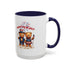 Happy 4th of July Teddy Bear Couple Coffee Mug