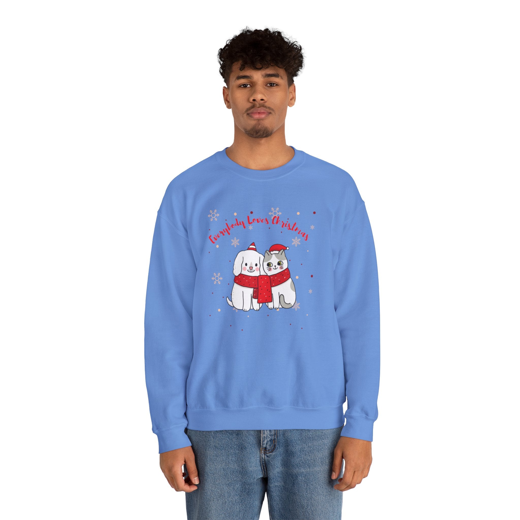 Everybody Loves Christmas Unisex Heavy Blend™ Crewneck Sweatshirt