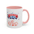 Wish U A Happy Labor Day Accent Coffee Mug (11, 15oz)