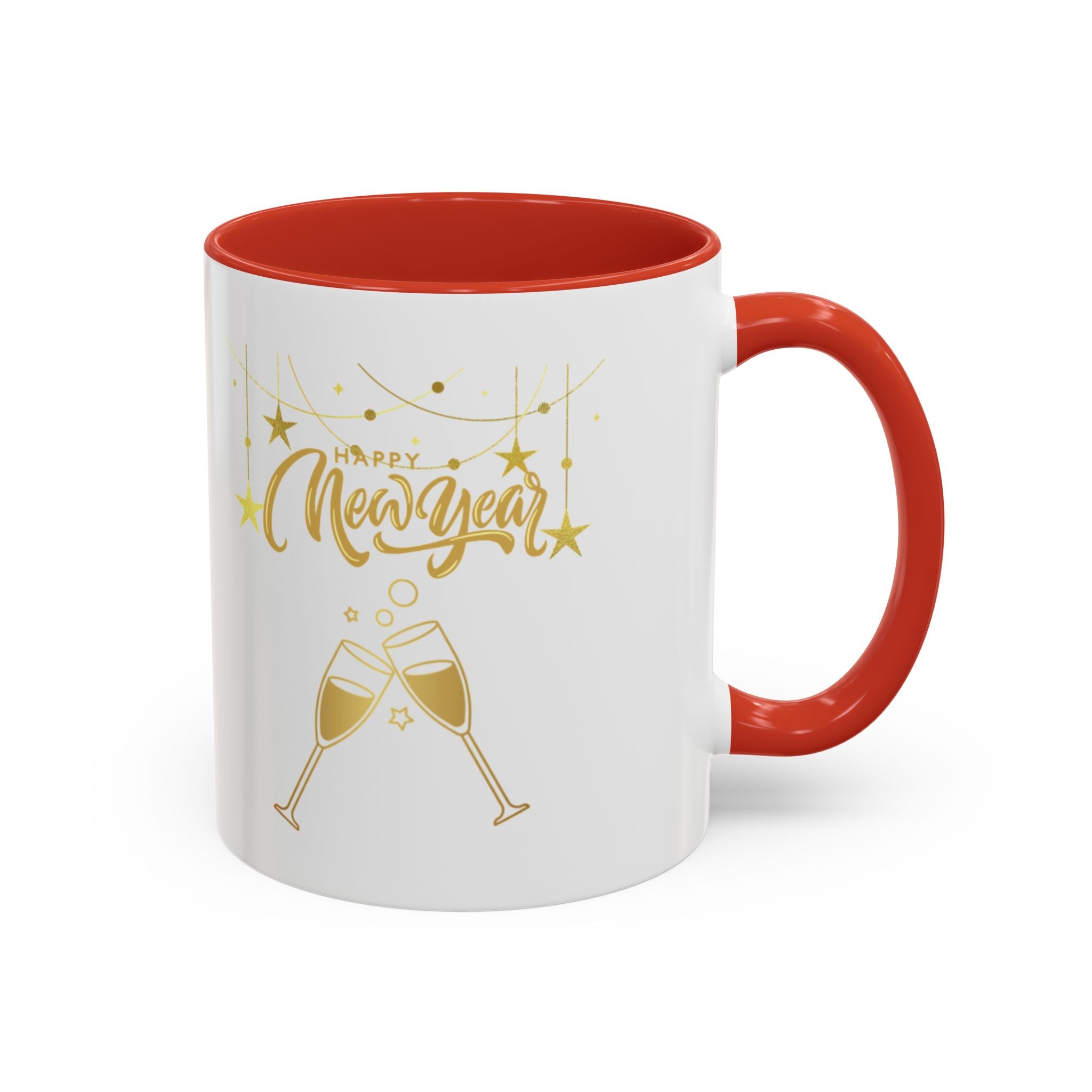 Happy New Year Accent Coffee Mug (11, 15oz)
