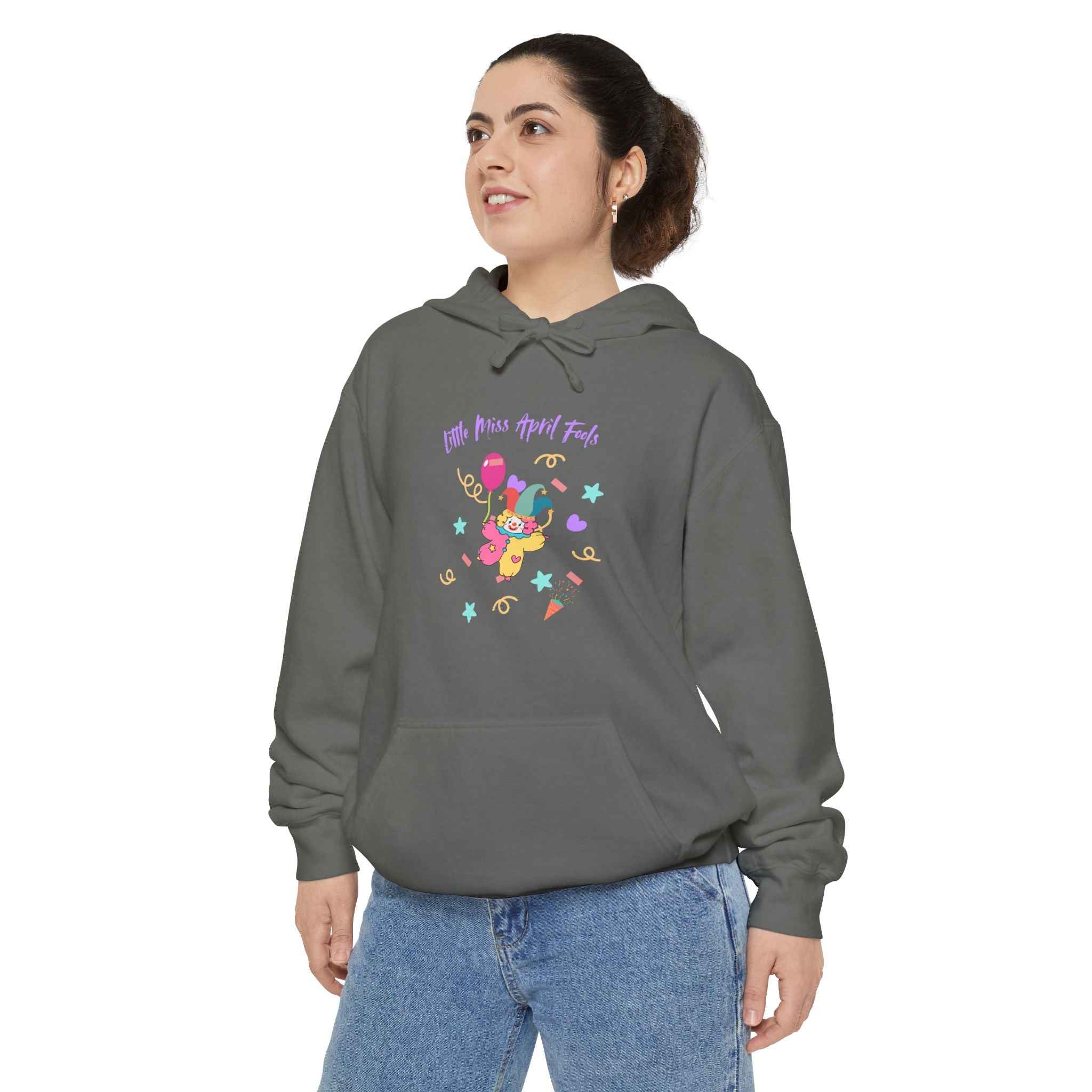 Little Miss April Fool's Day Fun Graphic Unisex Hoodie