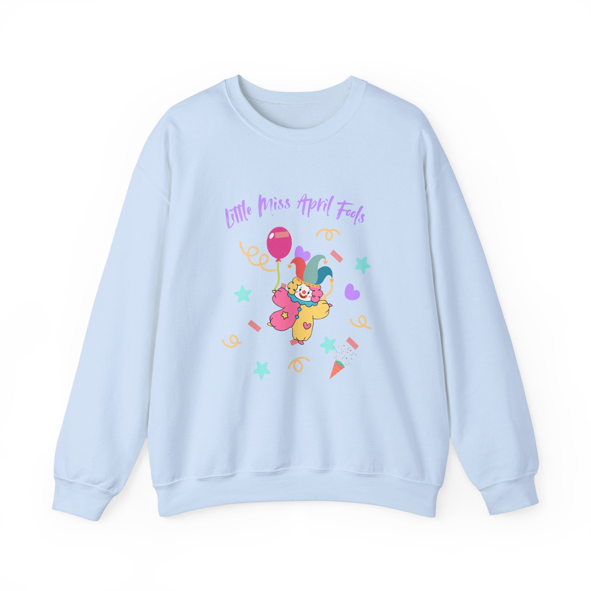 Little Miss April Fool's Day Unisex Heavy Blend™ Crewneck Sweatshirt