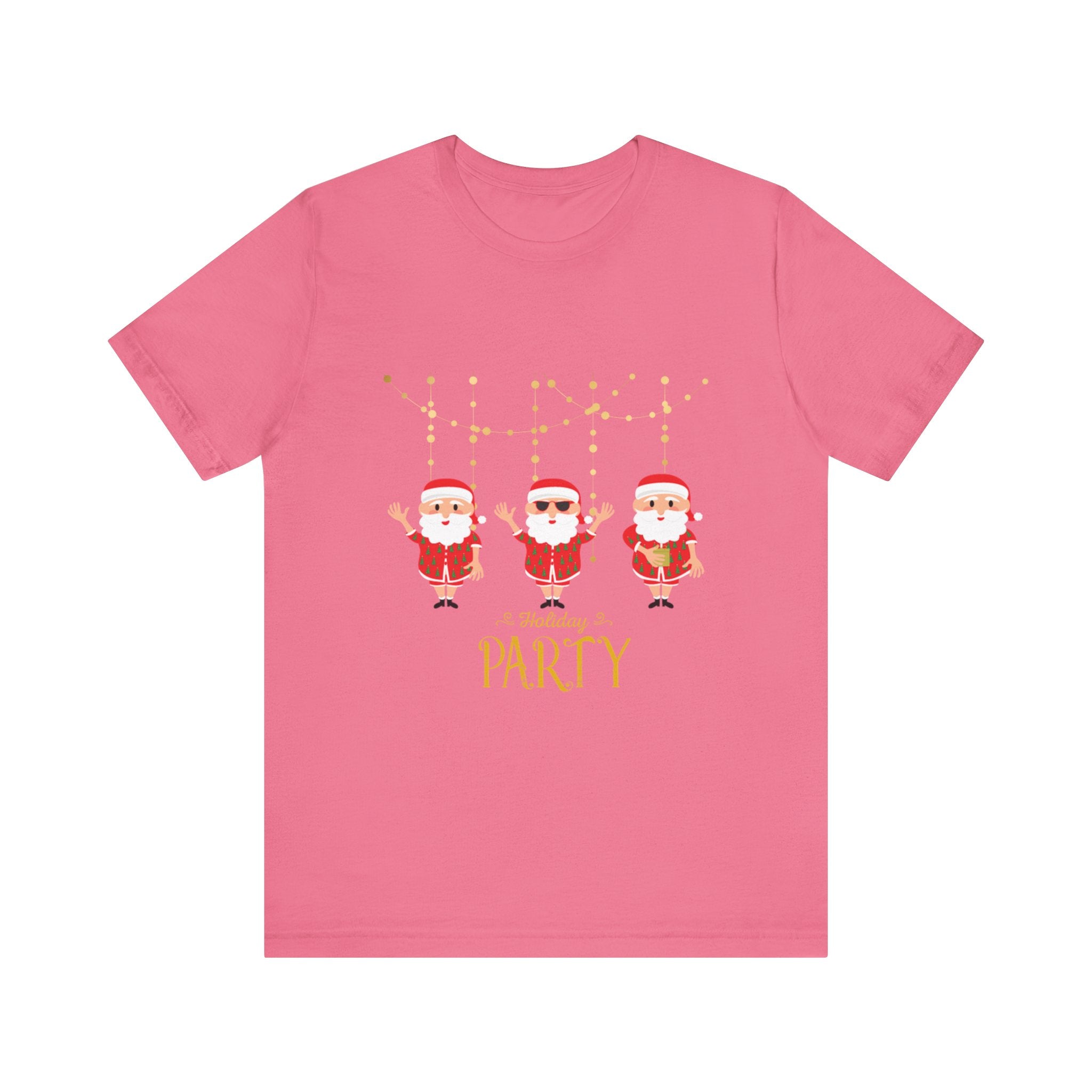 Santa's Holiday Party Unisex Jersey Short Sleeve Tee