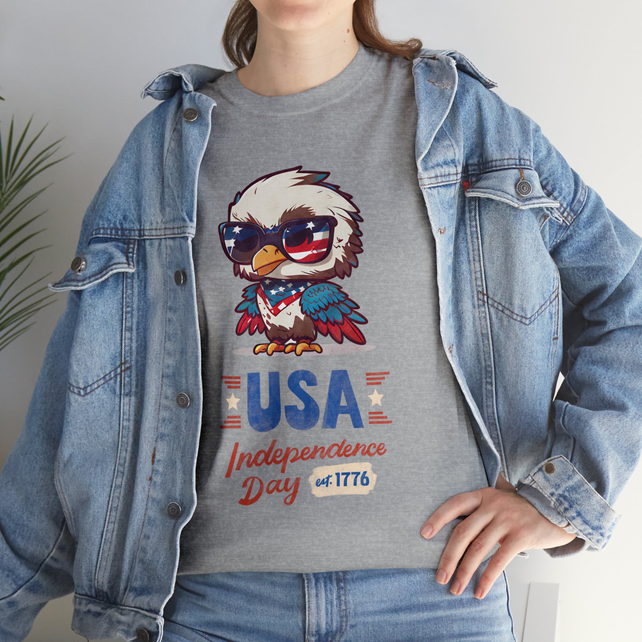 USA Independence Day Unisex Heavy Cotton Tee