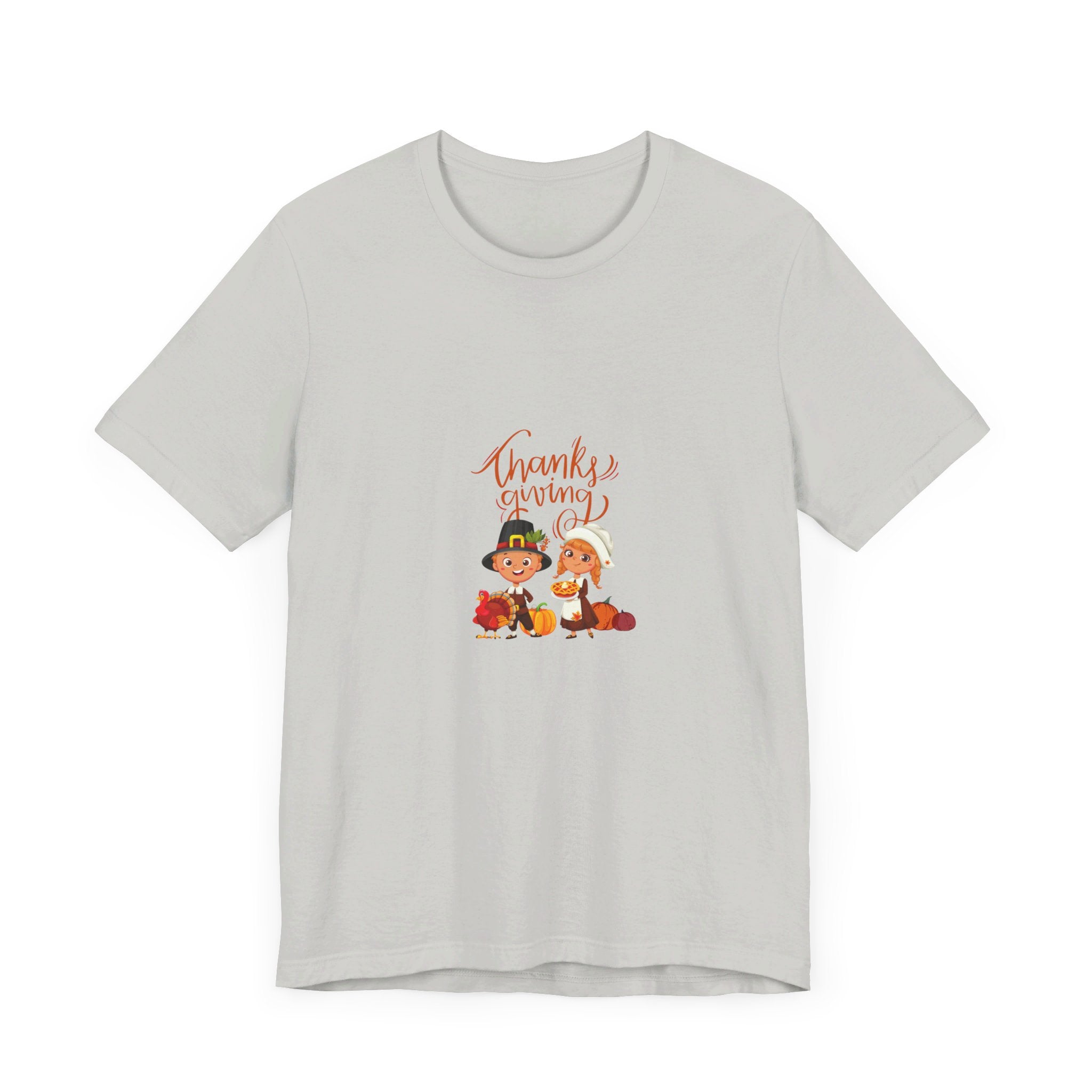 Happy Thanksgiving Unisex Jersey Short Sleeve Tee