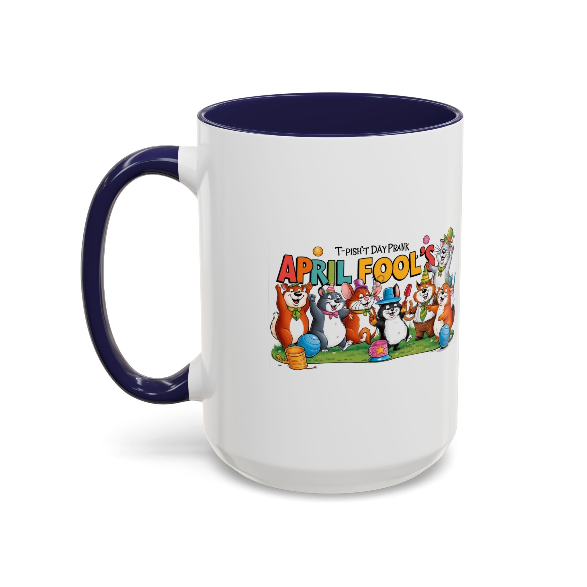 T-Pish'-T Day Prank Accent Coffee Mug