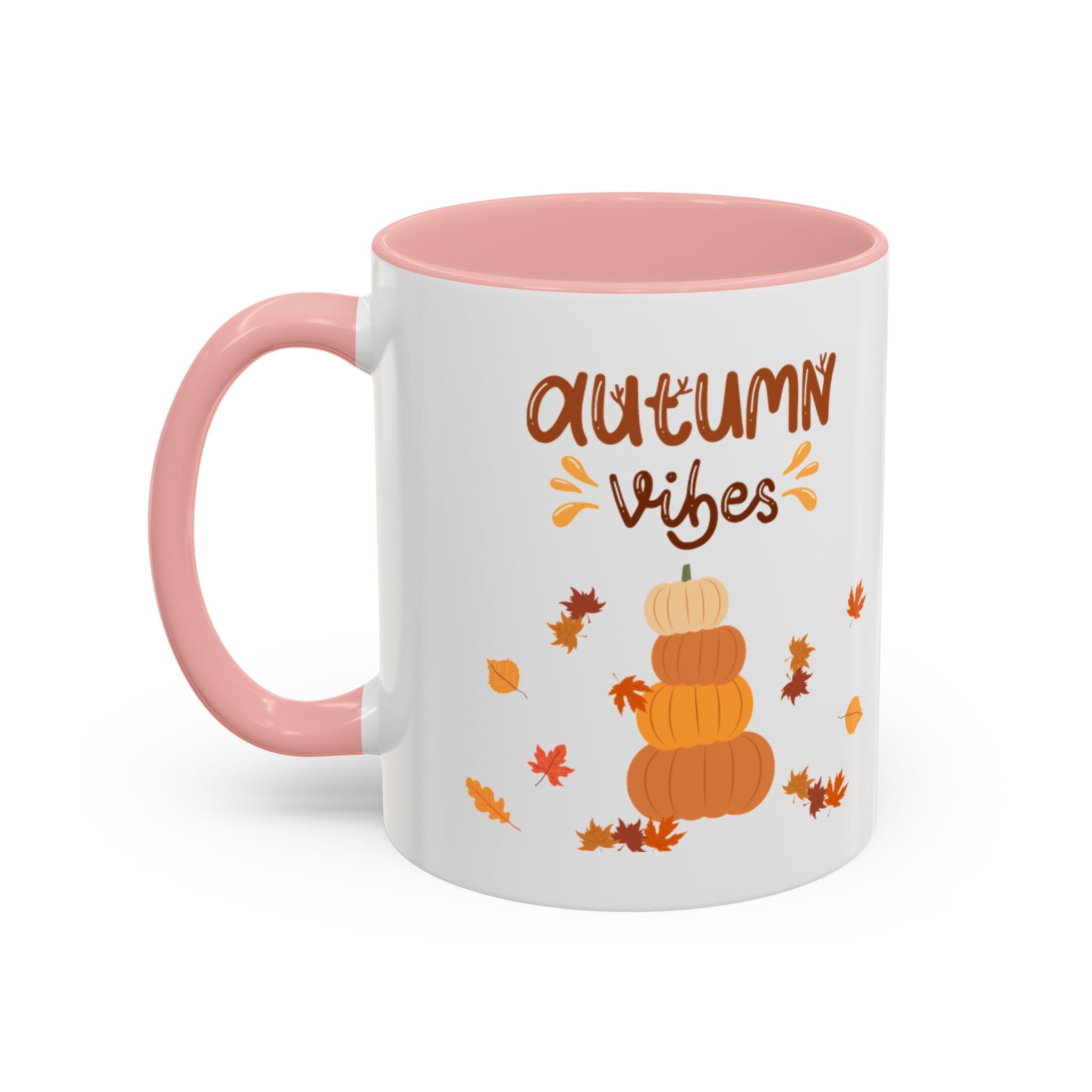 Autumn Vibes Accent Coffee Mug (11, 15oz)