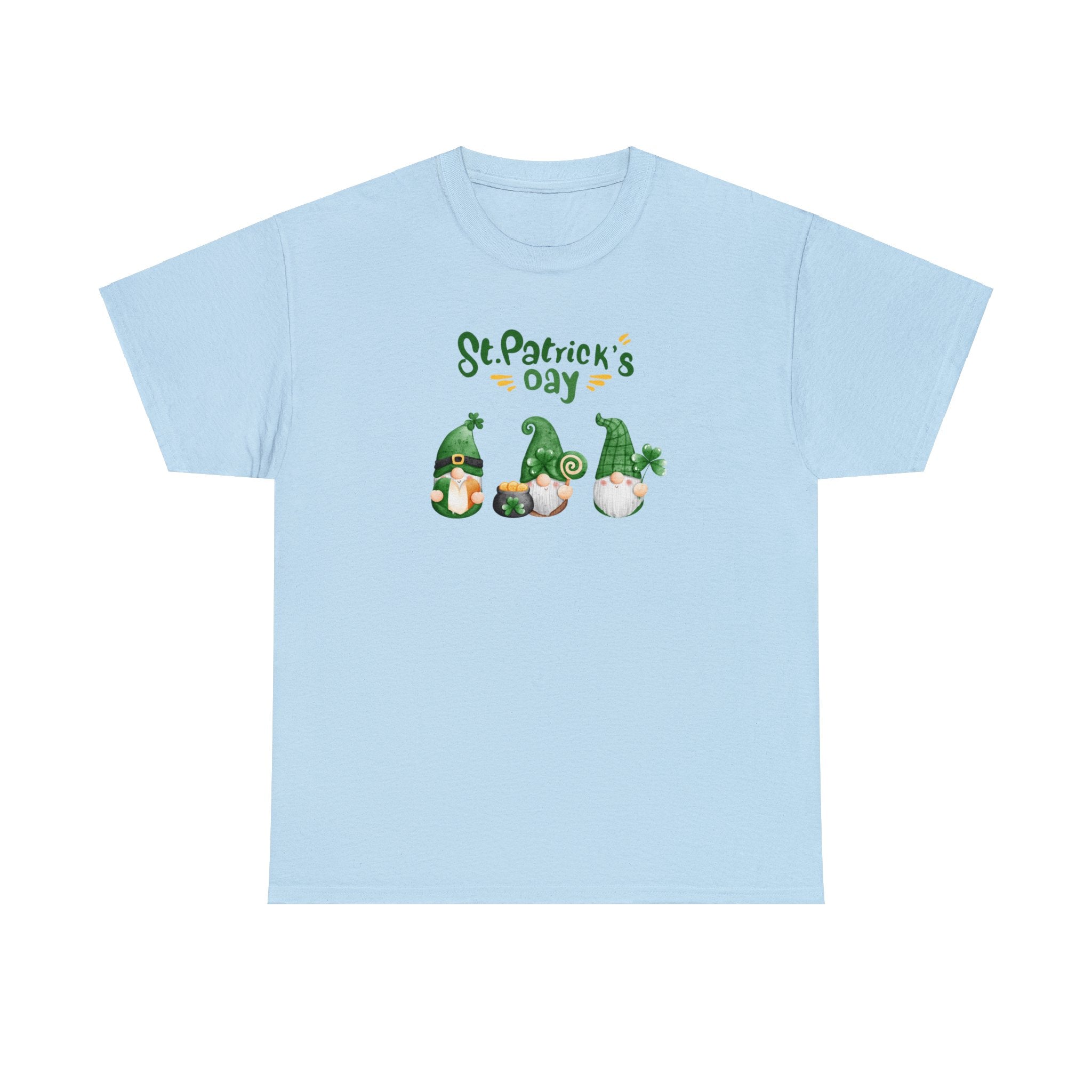 St. Patty's Day Gnome Unisex Heavy Cotton Tee