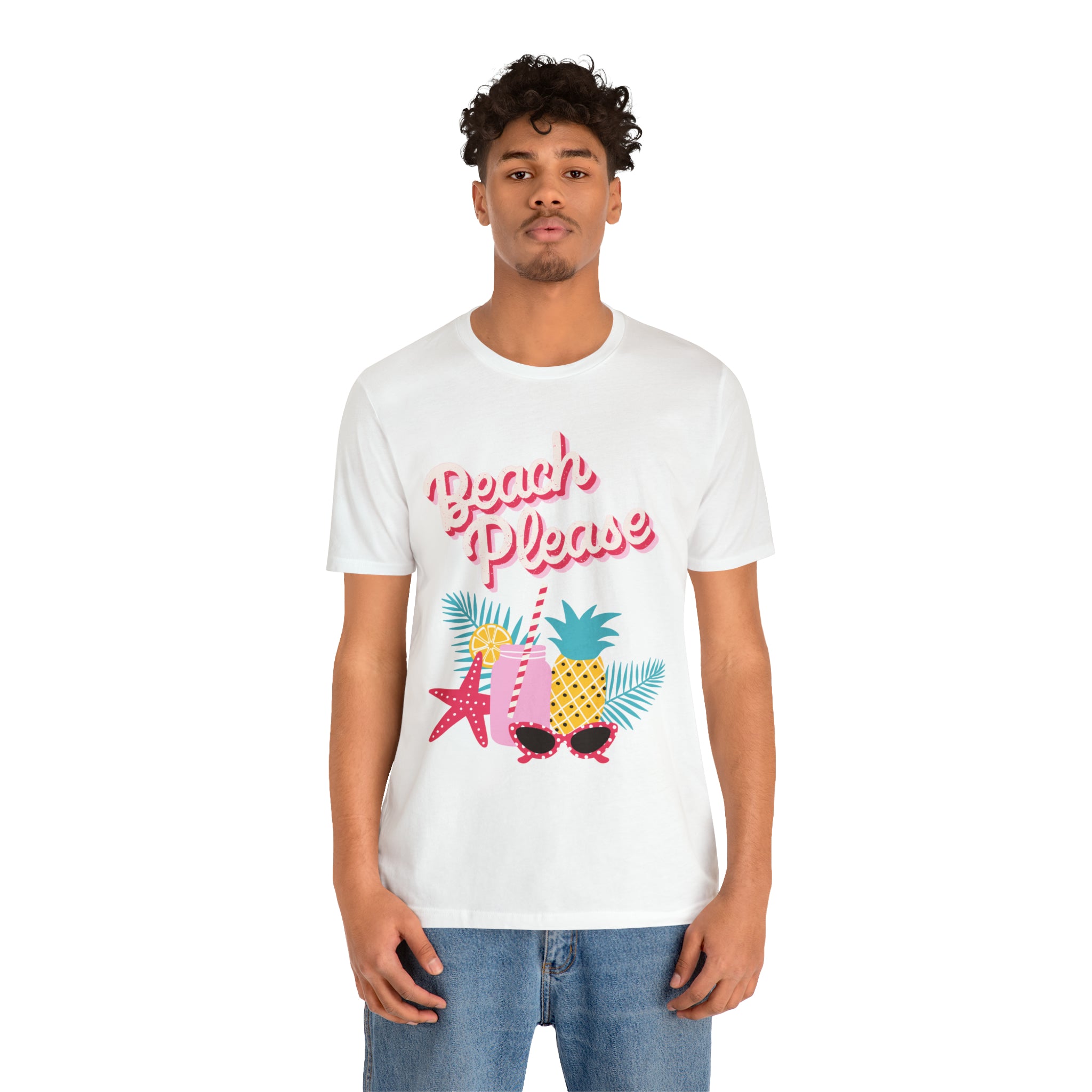 Beach Please Unisex Jersey Short Sleeve Tee
