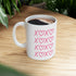 XOXO Ceramic Mug 11oz