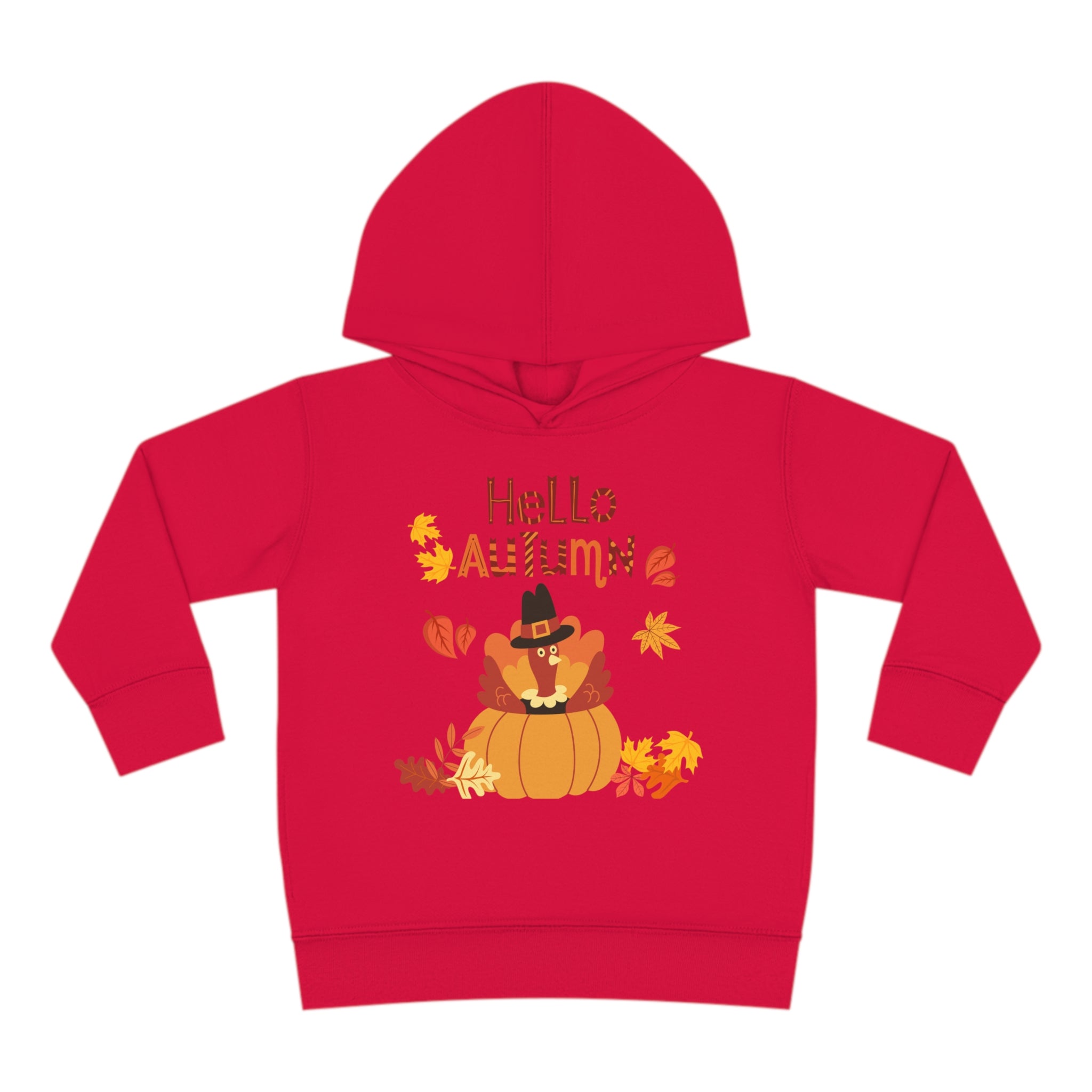 Hello Autumn Toddler Pullover Fleece Hoodie