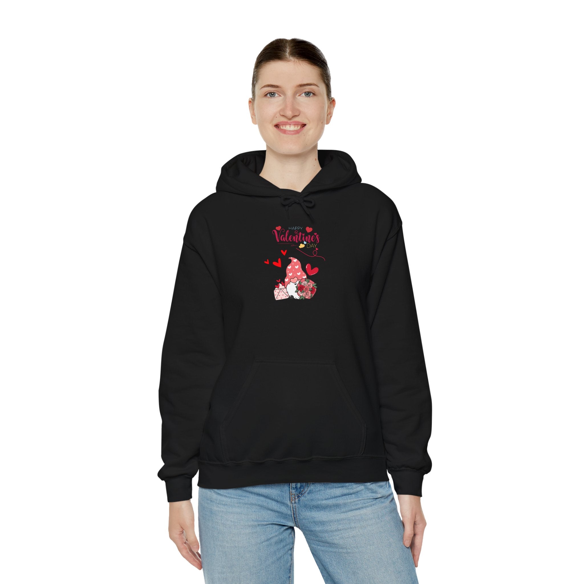 Gnome Valentine's Day Unisex Heavy Blend™ Hooded Sweatshirt