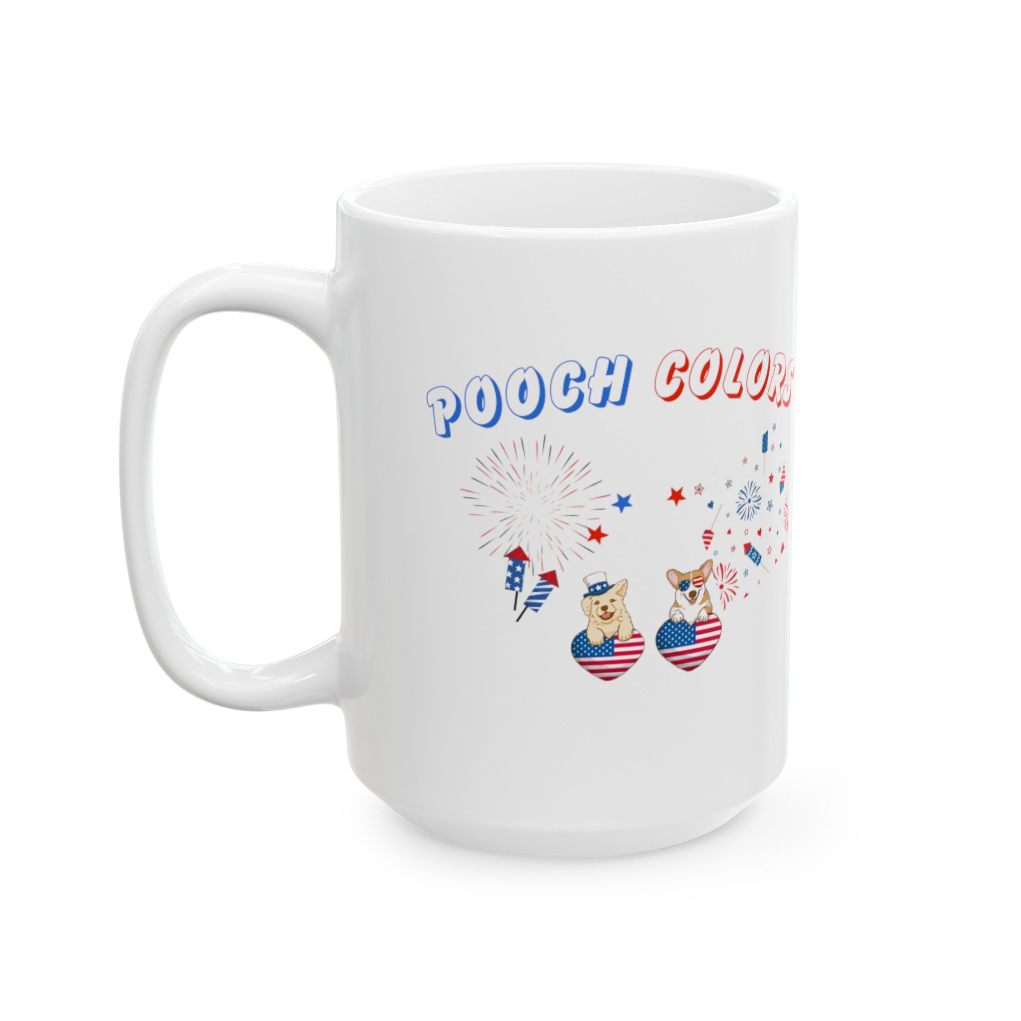 Pooch Colors Ceramic Mug, (11oz, 15oz)