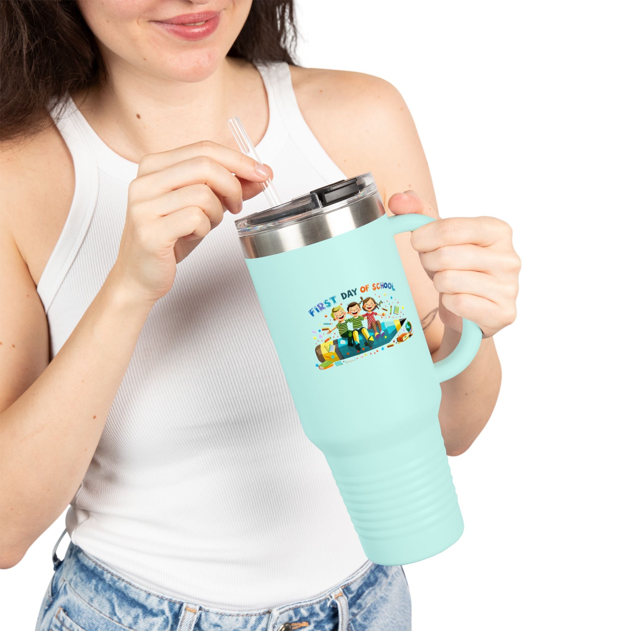 First Day of School Insulated Travel Mug for Students